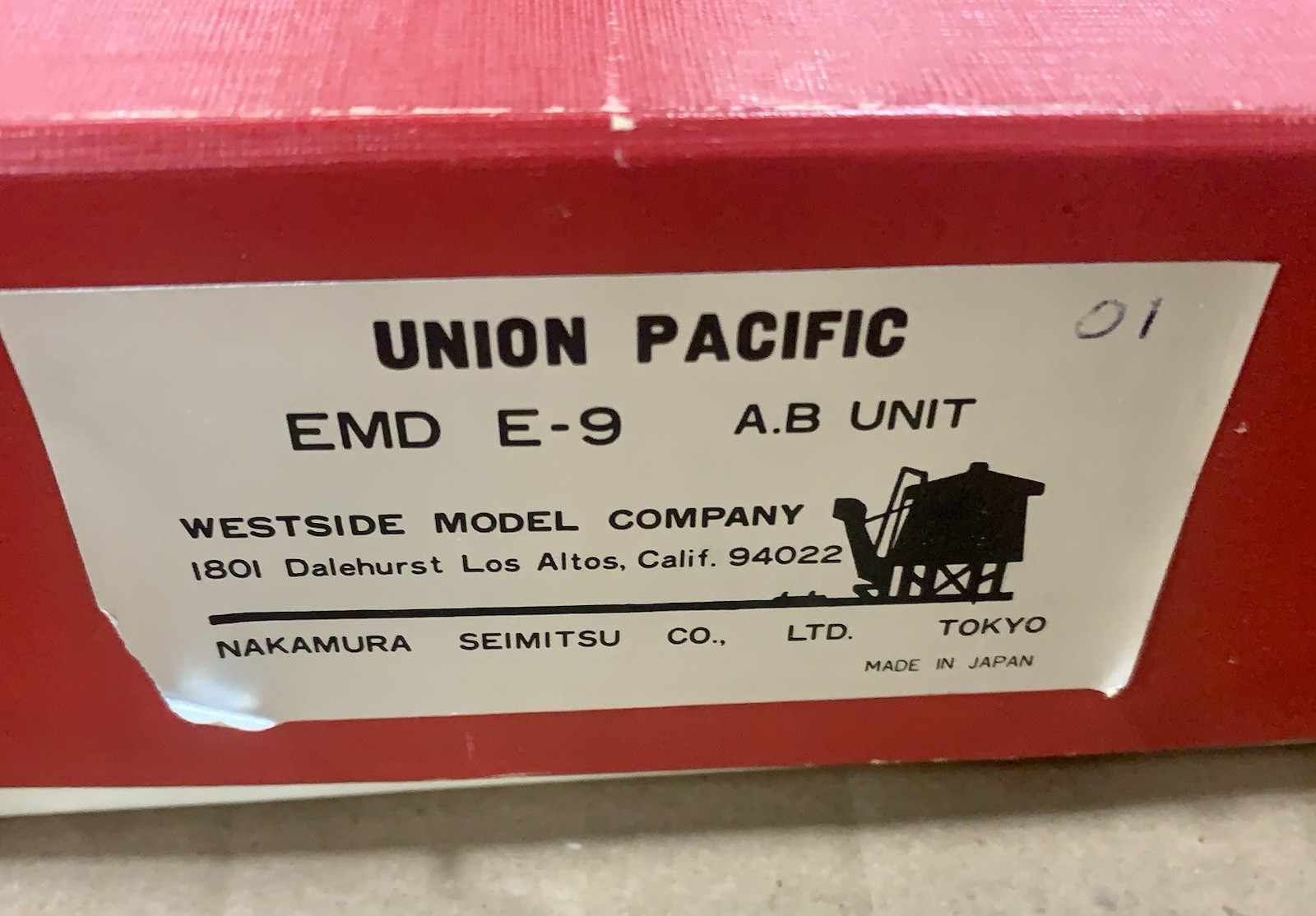 Westside HO brass Union Pacific EMD E-9 E9 A B Units
