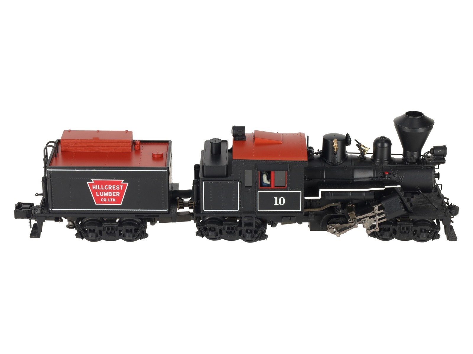MTH 20-3039-1 O Gauge Hill Crest Lumber Co. Climax Logging Locomotive #10 w/PS2