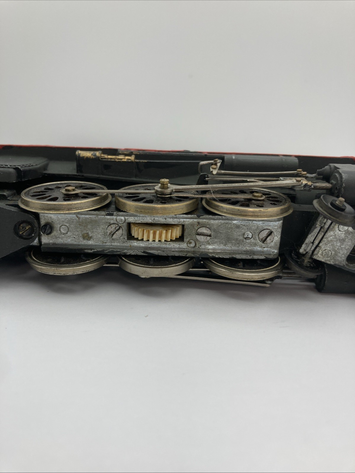 Vintage Unbranded Train HEAVY Metal Locomotive Looks Great Untested 7” Long
