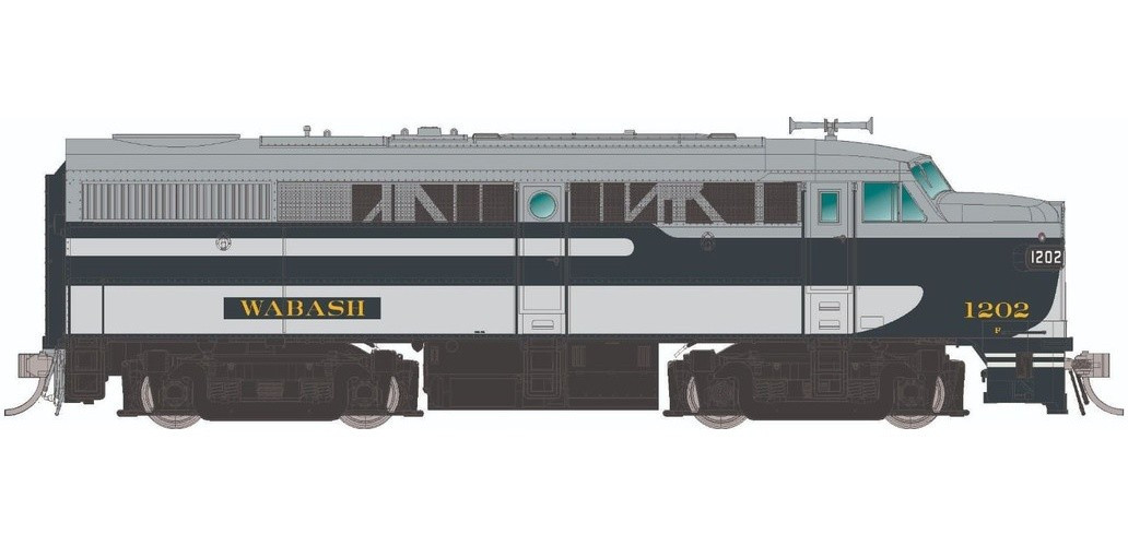 Rapido ~ HO Scale ~ Alco FA-1 ~ Wabash #1204 ~ DC/DCC/Sound ~ 037583