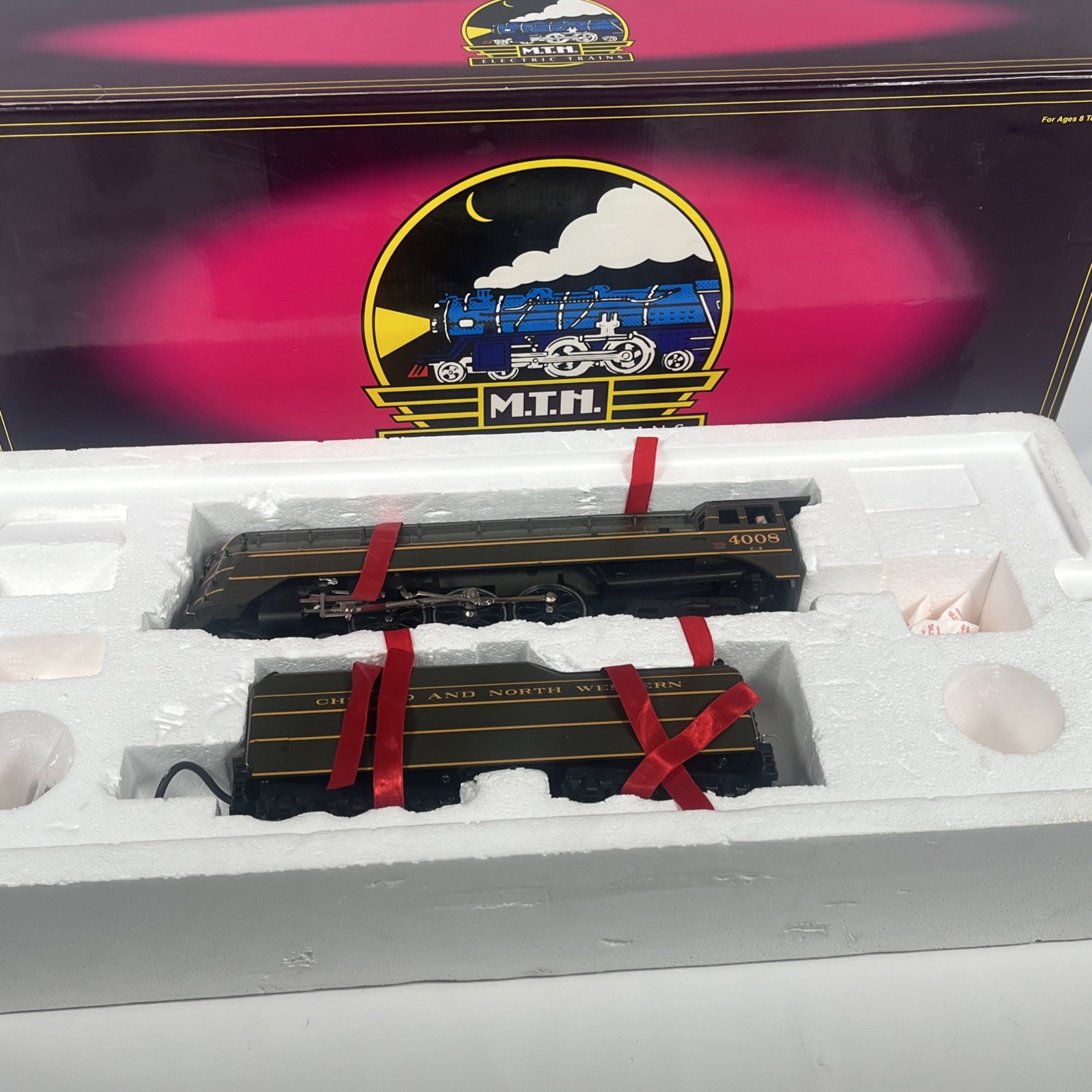 MTH Premier Chicago Northwestern 4-6-4 E4 Hudson Steam Locomotive PS1 20-3034-1