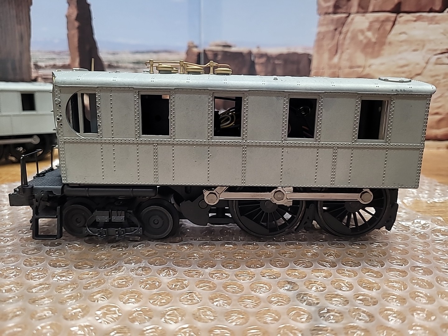 MTH O Gauge Undecorated Electric Boxcab’s Loco For Parts Or Project