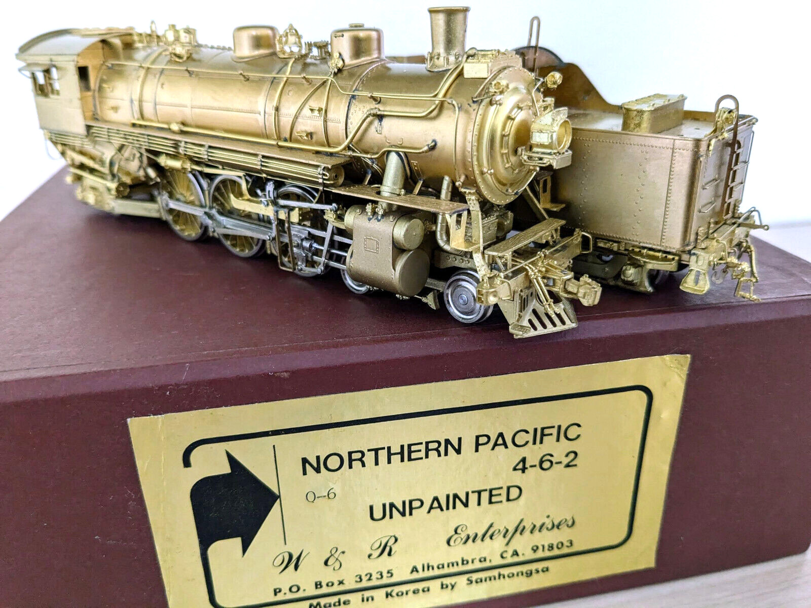 1 OF ONLY 20! *LNIB W&R BRASS NP NORTHERN PACIFIC CLASS Q-6 4-6-2 HO *RUNS G@@D!