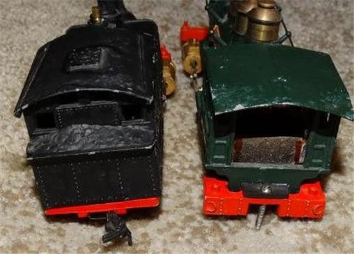 VINTAGE HO ARISTOCRAFT THOMAS ROGERS + SILVINE DIECAST STEAM LOCOMOTIVES, JAPAN