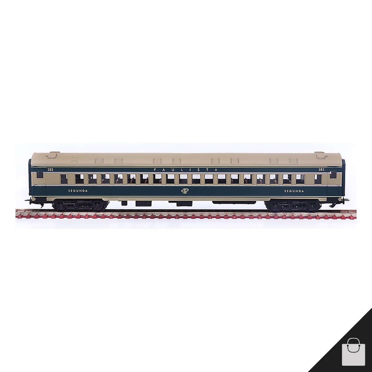 Frateschi 5 Pullman Passenger Cars 2440 Set CPEF Coaches Train Wagons Kit 1:87