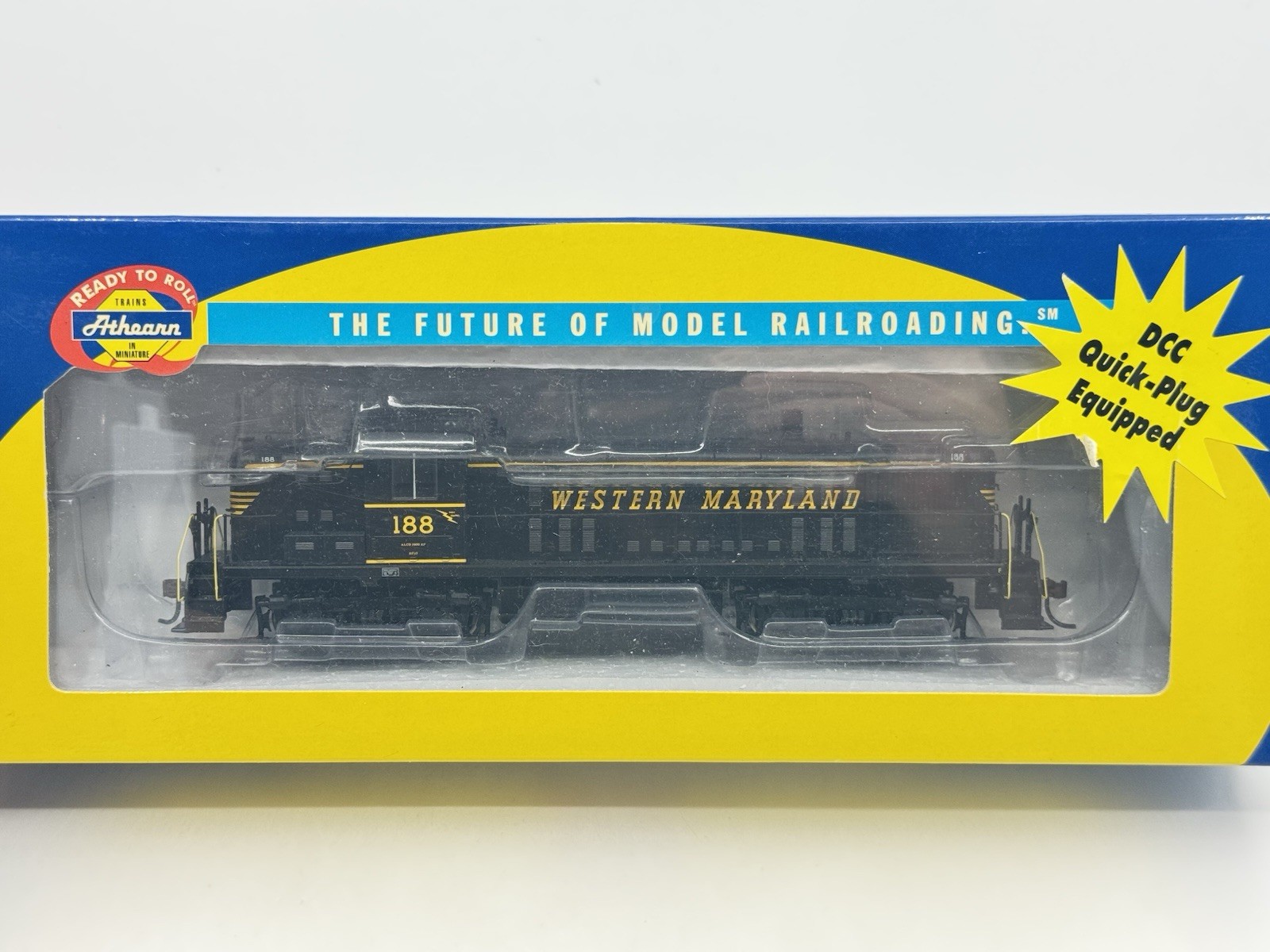 HO Athearn RTR 84036 Western Maryland Alco RS-3 Diesel Locomotive WM #188