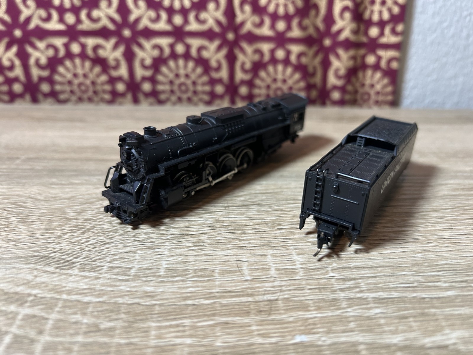Con-Cor Rivarossi N Scale Steam Locomotive and Tender, Union Pacific