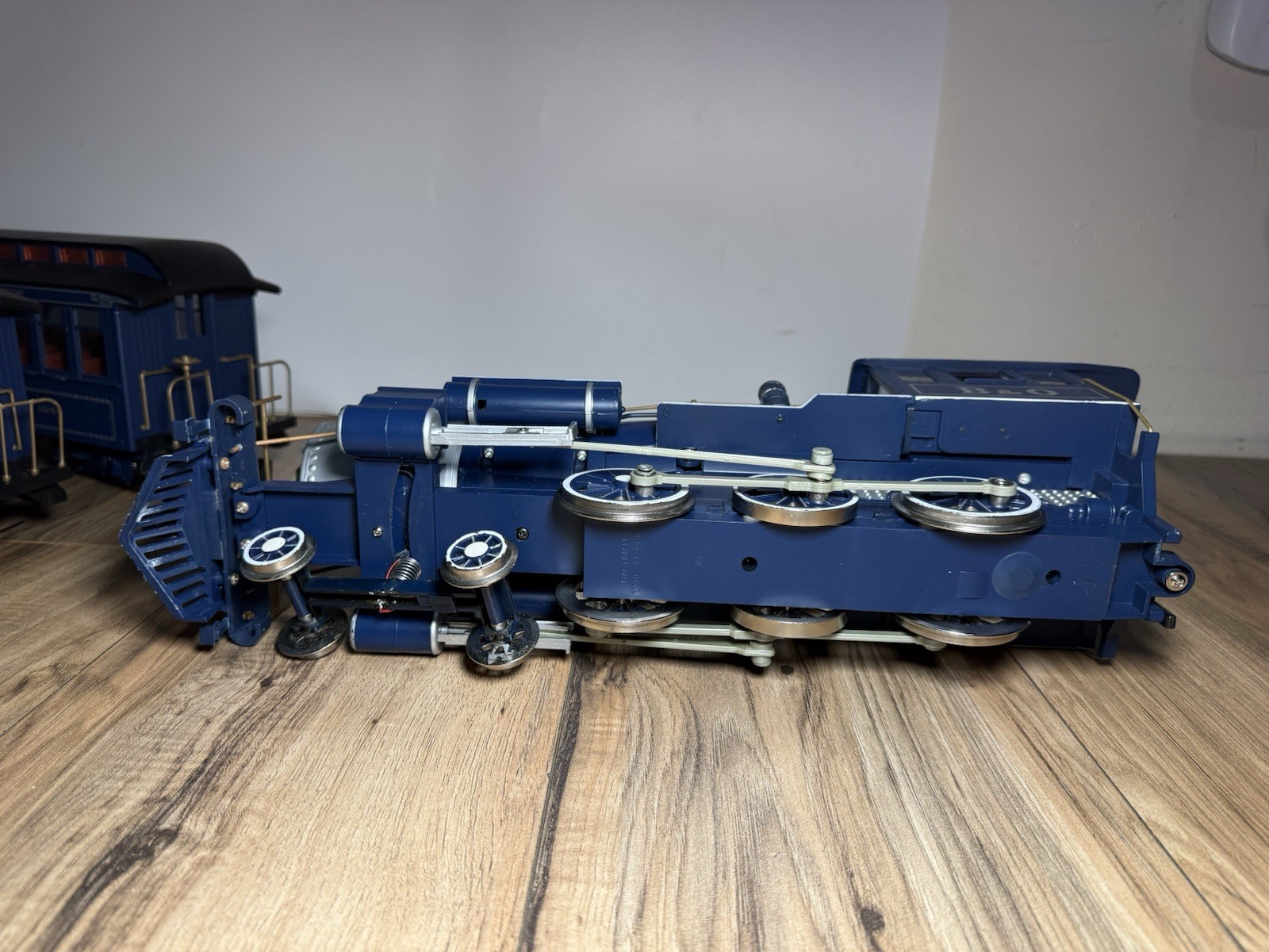 Bachmann Royal Blue line Engine Locomotive B&O1332 U.S. Mail Cars UNTESTED AS-IS