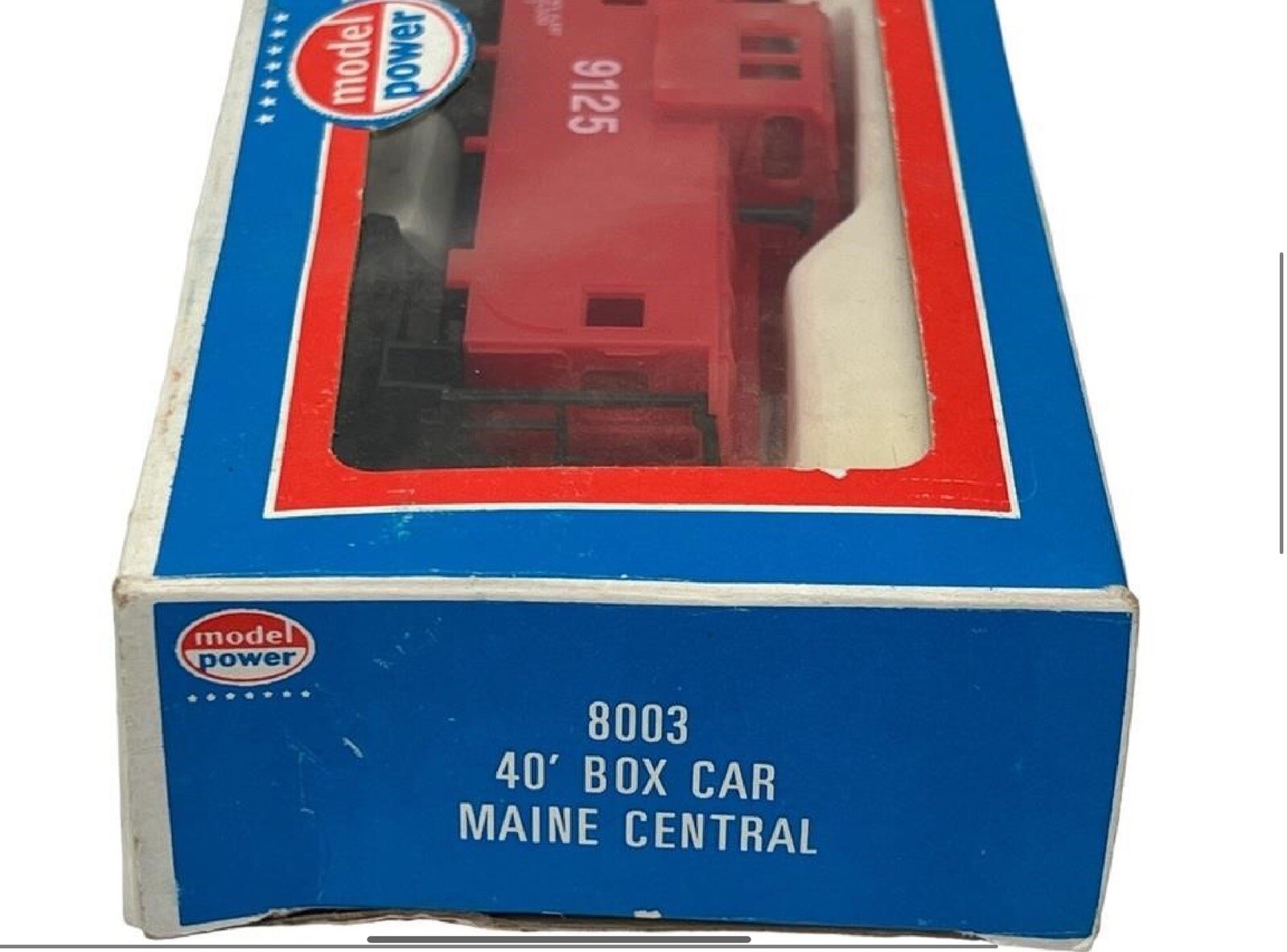 Vintage HO Model Power 6730 Santa Fe F3 Locomotive + 9125 ,8033 & 8003 Rail Cars
