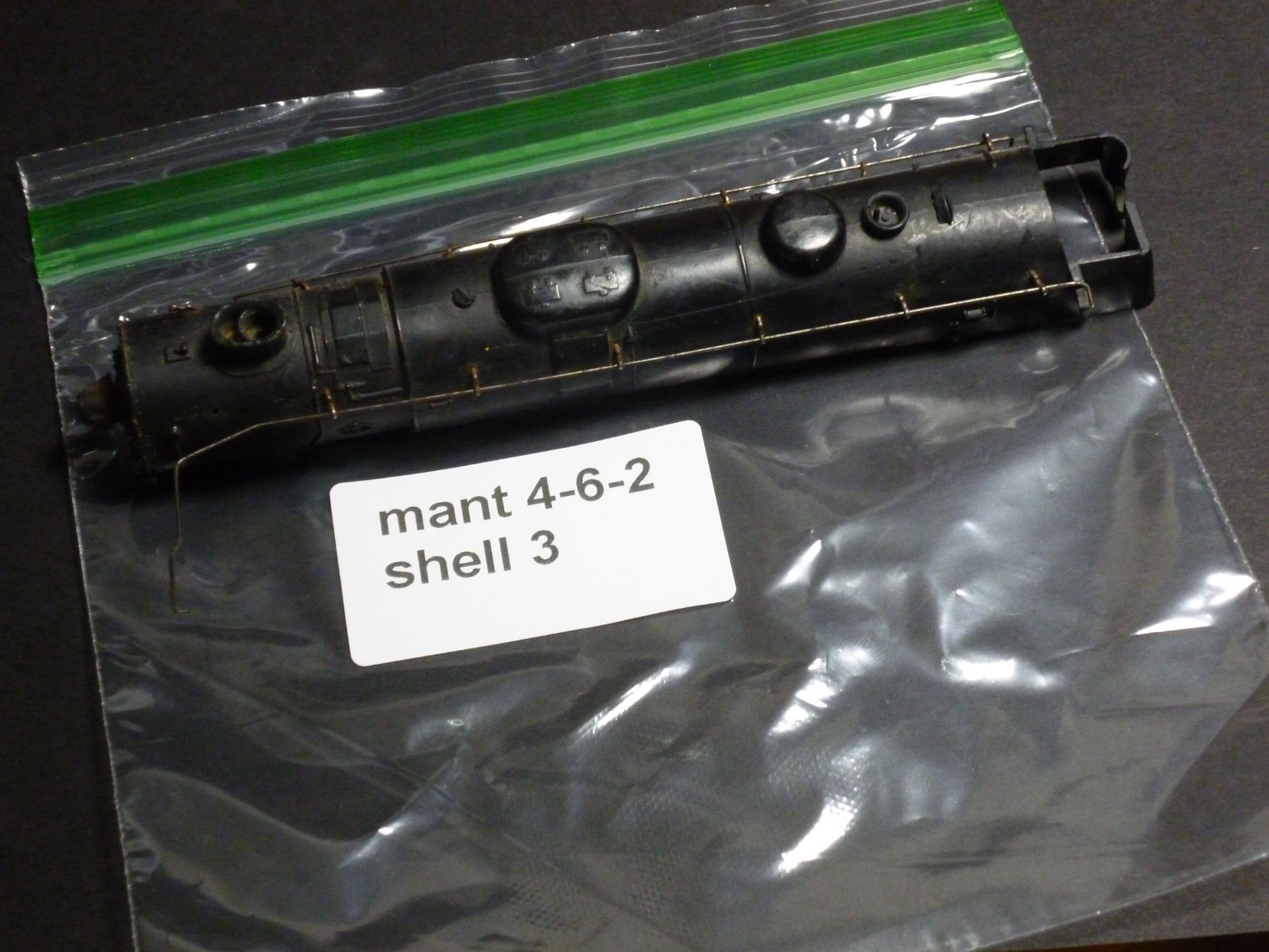 Ho Mantua? unknown brand steam locomotive shell plastic