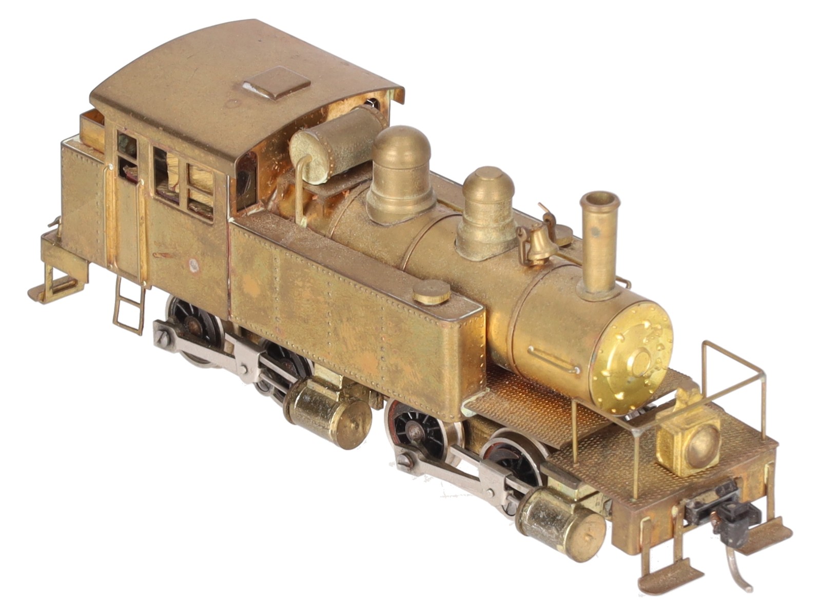 Red Ball HO Brass 0-4-4-0T Logging Locomotive -Unpainted/Box