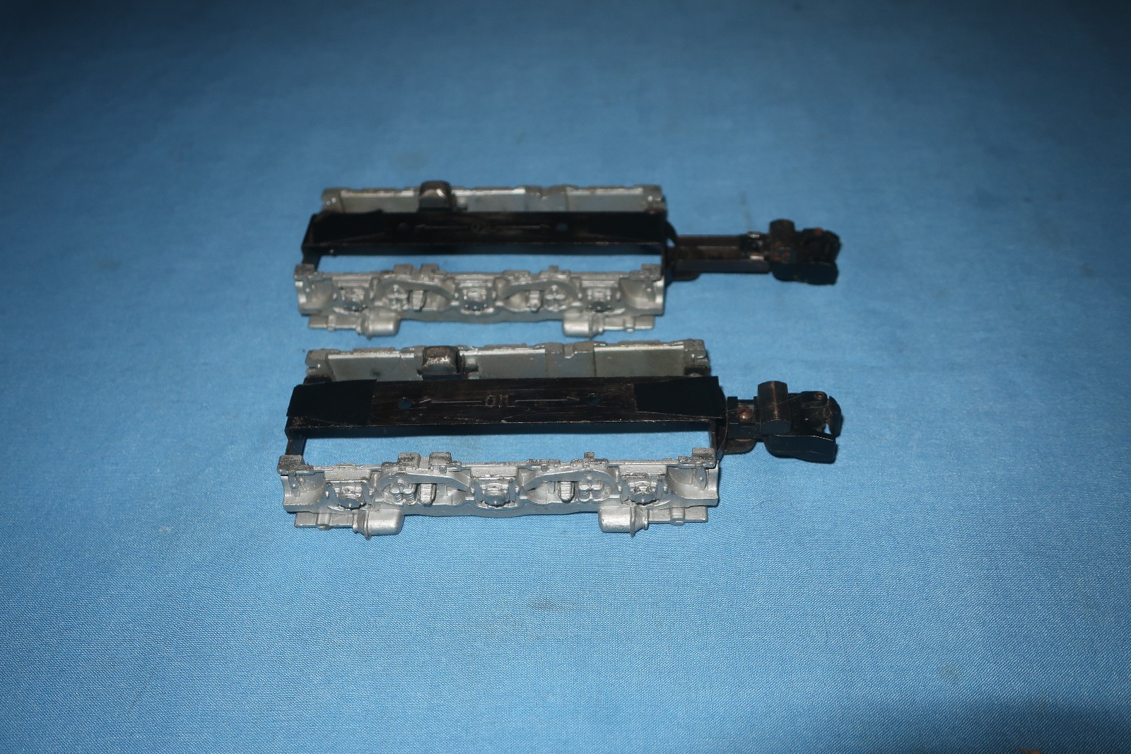 American Flyer Diesel Alco Front & Rear Side Frames w/Knuckle Couplers
