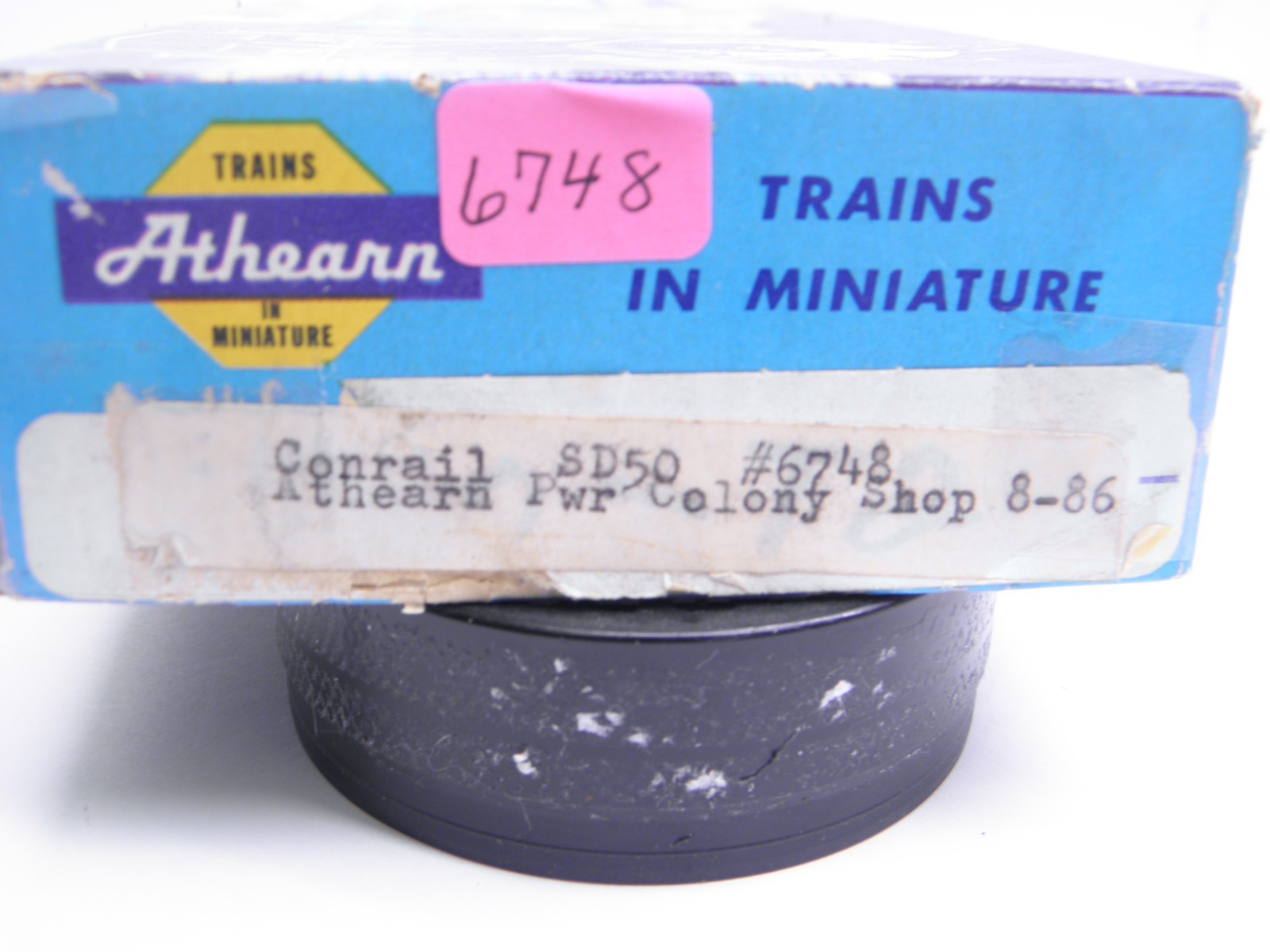 ATHEARN SD 50 LOCOMOTIVE CONVERTED TO DCC- CONRAIL #6748 HO SCALE