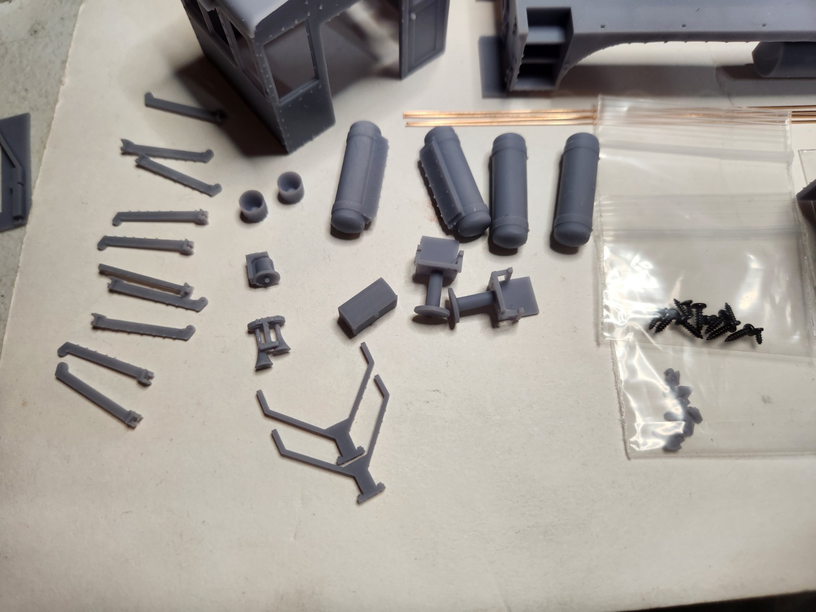 On30 Freelance End Cab Switcher Kit 3D Printed For Athearn HO SW7 Mechanism