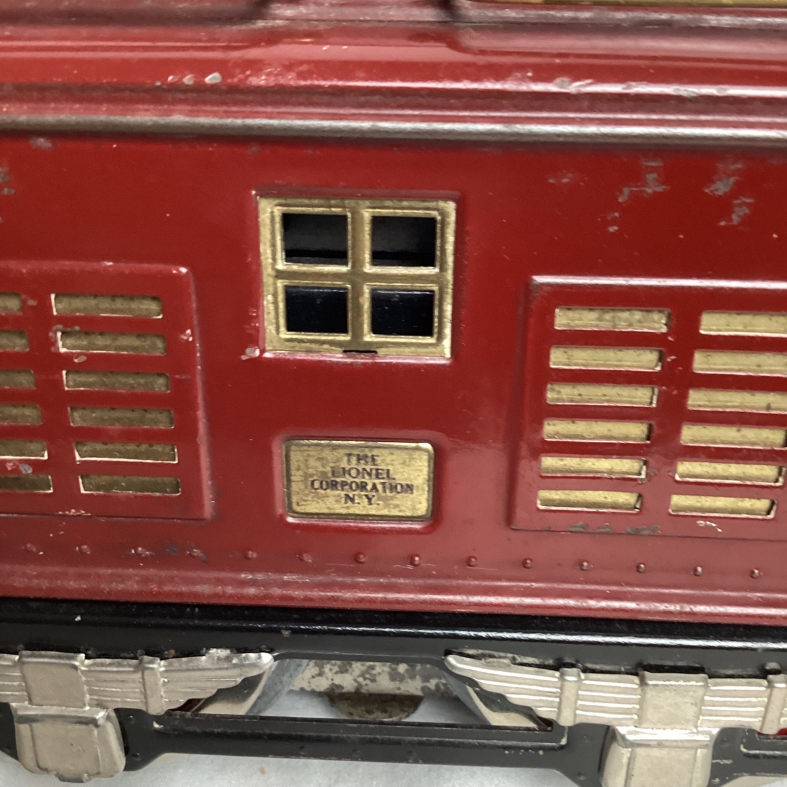 Lionel Prewar #8 Electric Locomotive Type 1 Maroon Paint 1925- UNTESTED