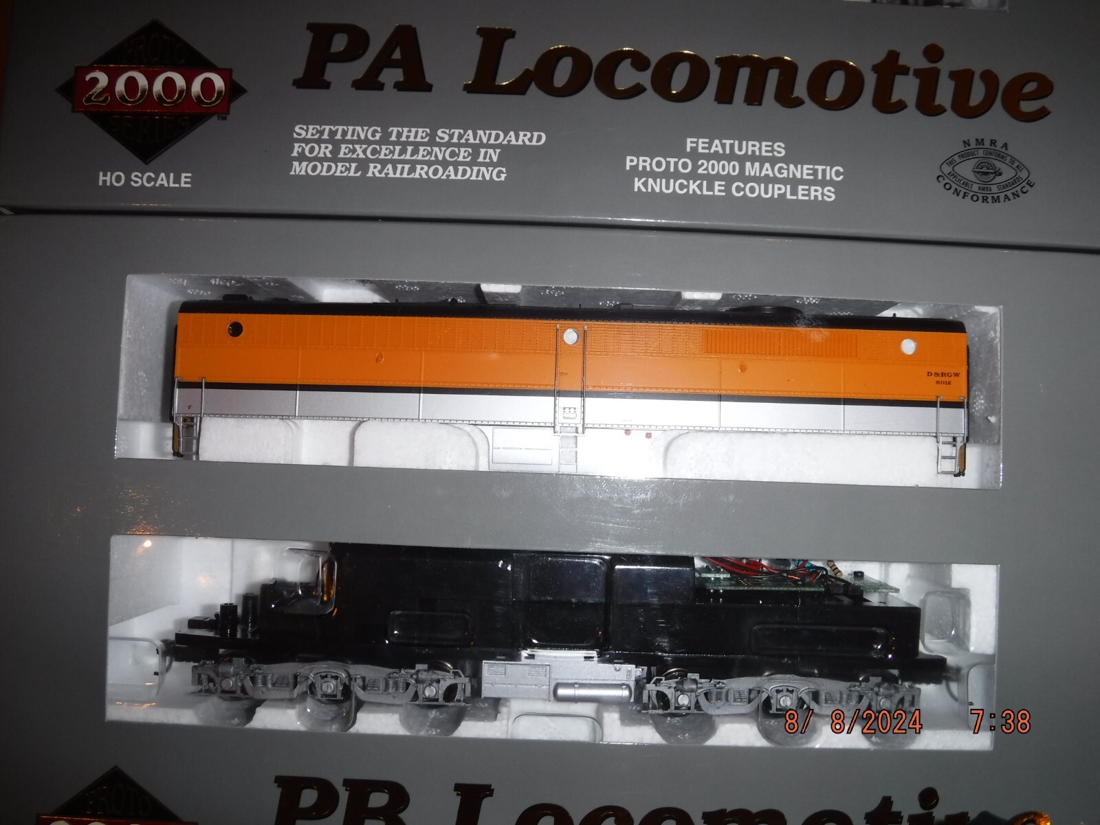 PROTO 2000 LIMITED EDITION HO RIO GRANDE (D&RGW) PA & PB LOCOMOTIVE SET – NEW!