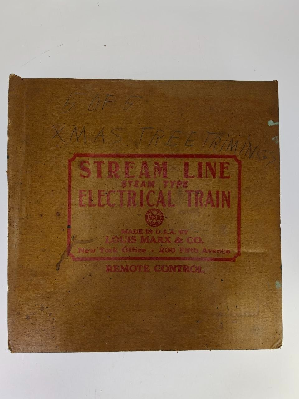 Marx meteor New York Central Train Set 4 Cars Track Transformer Tested READ