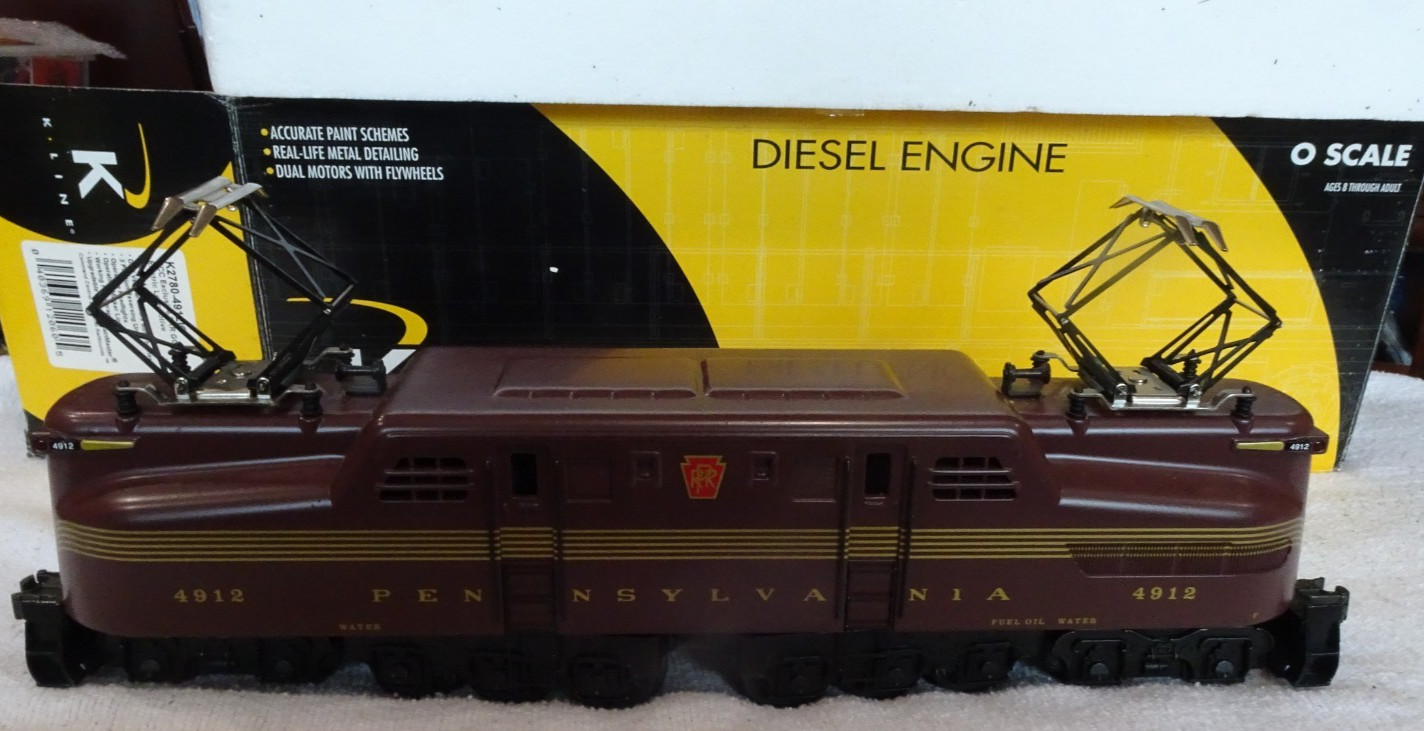 K-LINE PRR GG1 ELECTRIC LOCOMOTIVE K-2780-4892IC NIB