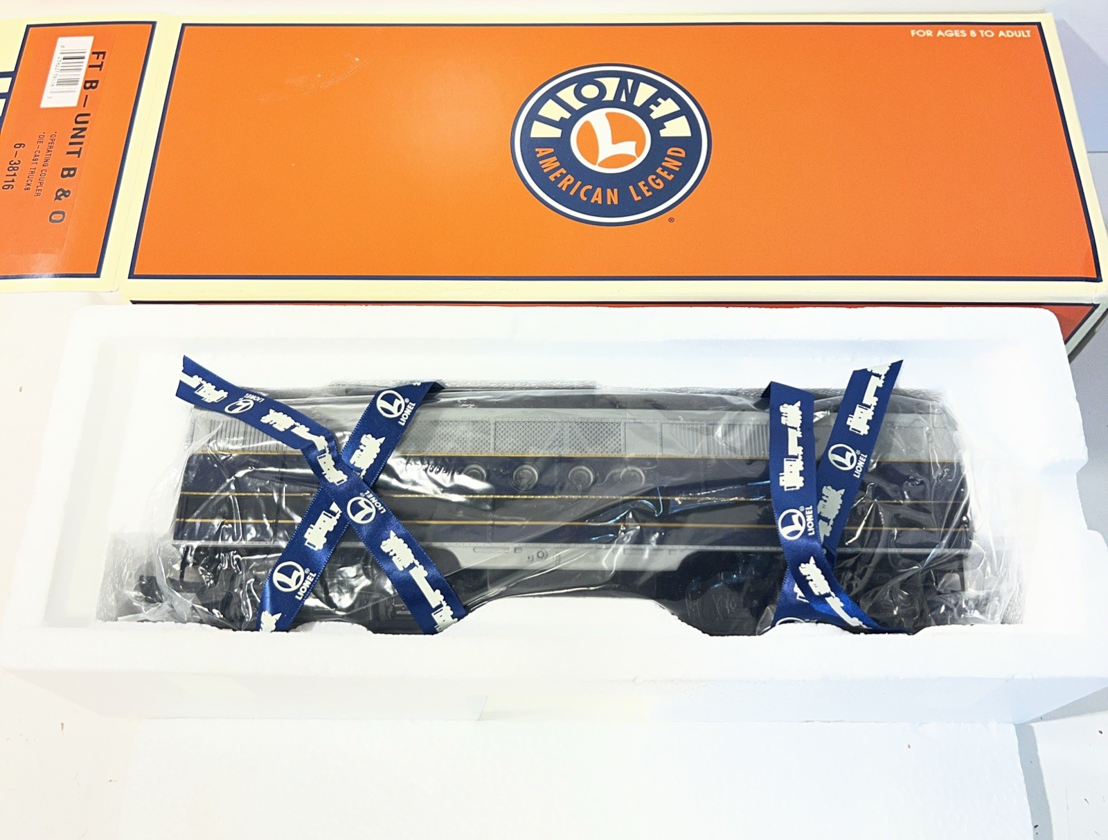 Lionel 6-38116 B&O FT B Unit Non-Powered Diesel Locomotive In Box