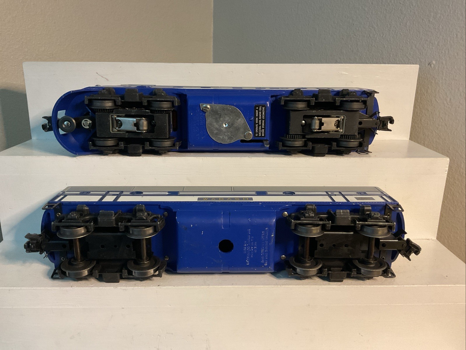 LIONEL POSTWAR 2367 WABASH F3 A&B DIESELS “VERY CLEAN”