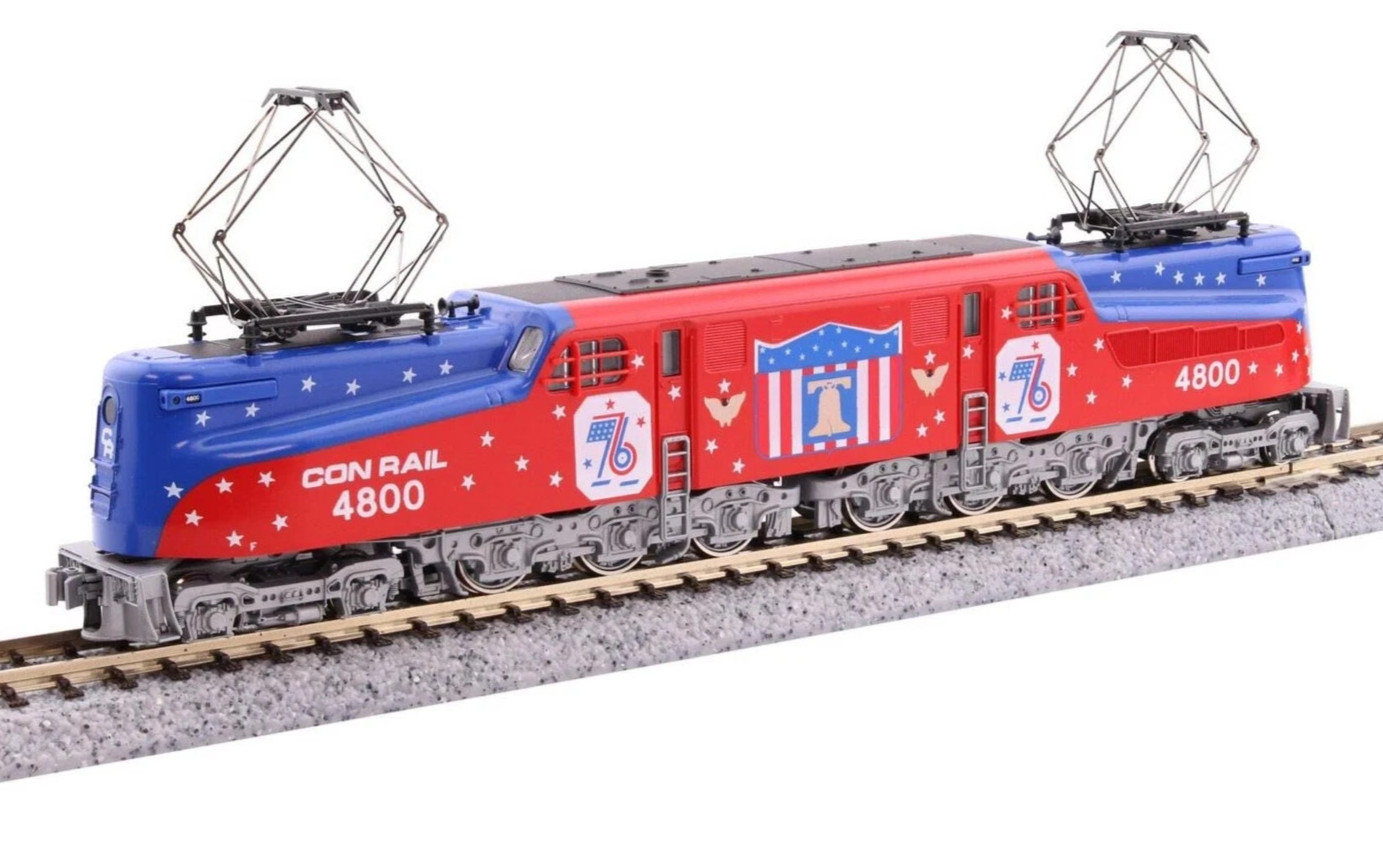 KATO 1372015 N Scale GG1 Conrail Bicentennial #4800 Electric Locomotive 137-2015