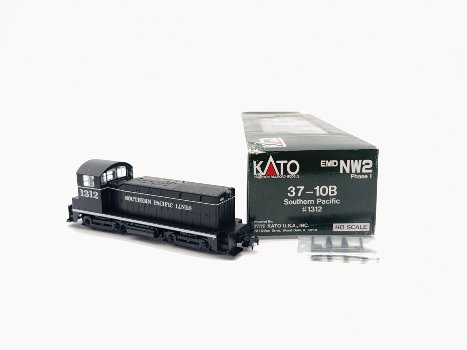 Kato – HO – SP – EMD NW2 Switcher Phase I #1312 – Train 37-10B