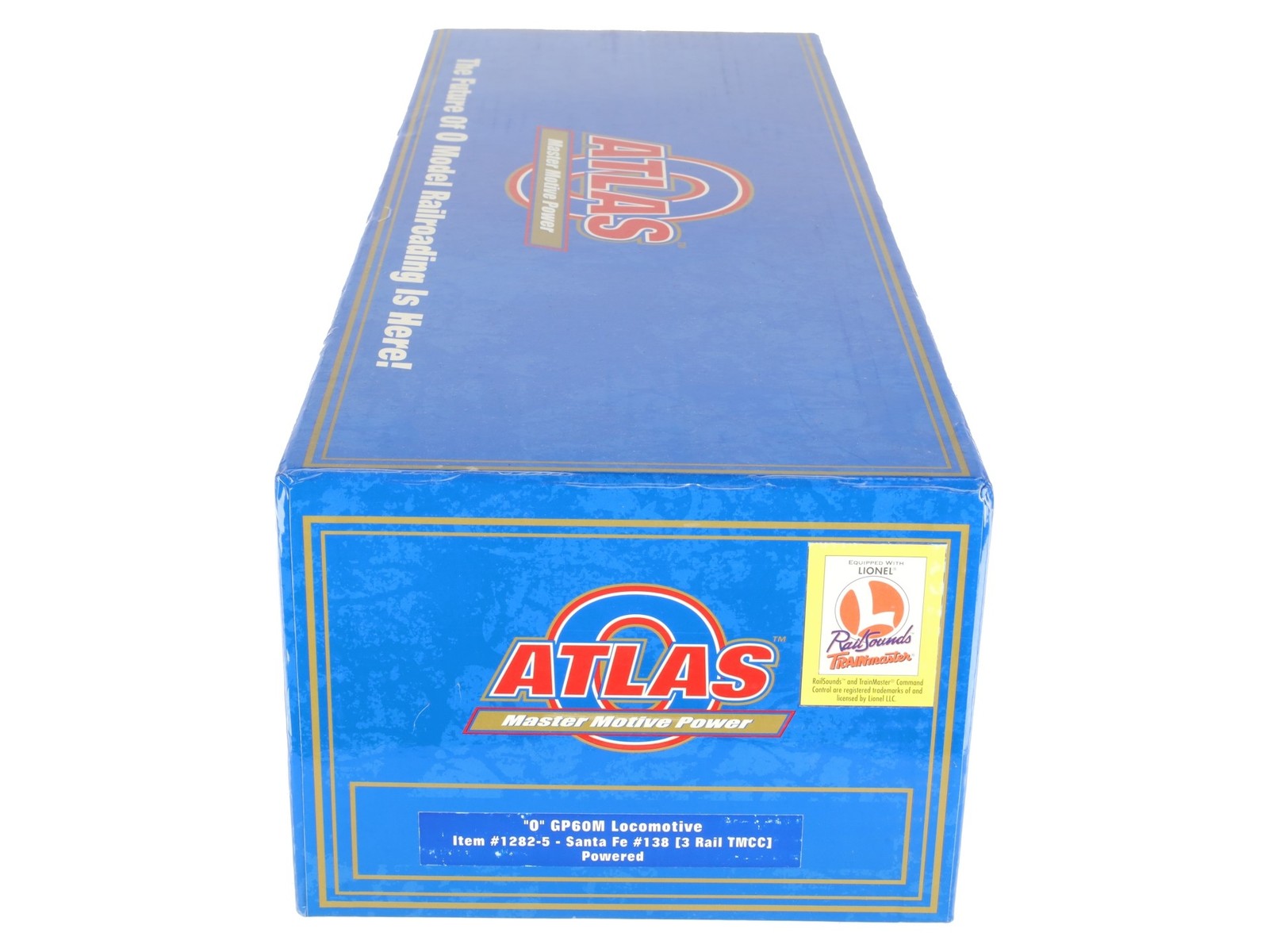 Atlas 1282-5 O Santa Fe GP60M Diesel Locomotive w/TMCC #138 – 3 Rail EX/Box