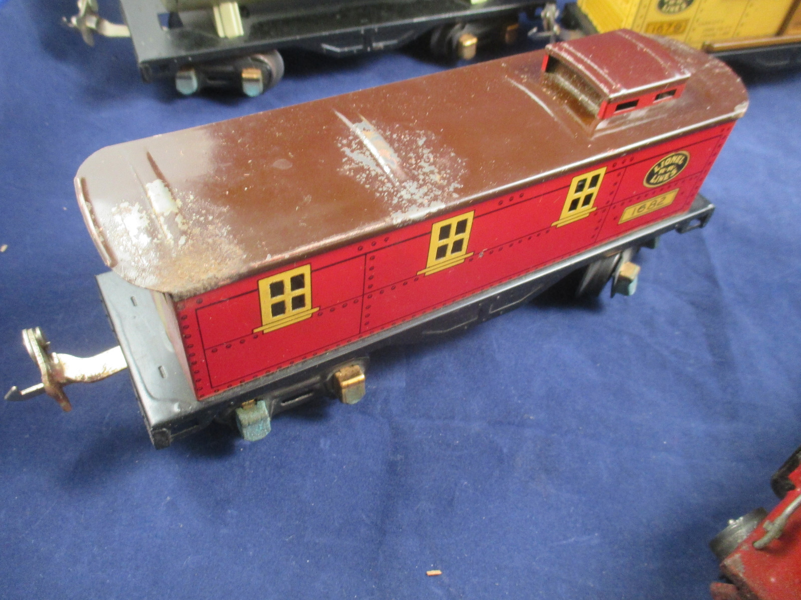 O-27 Prewar Lionel- 1055E Set Box, 1681E engine & tender, 1679, 1680, 1682 BOX