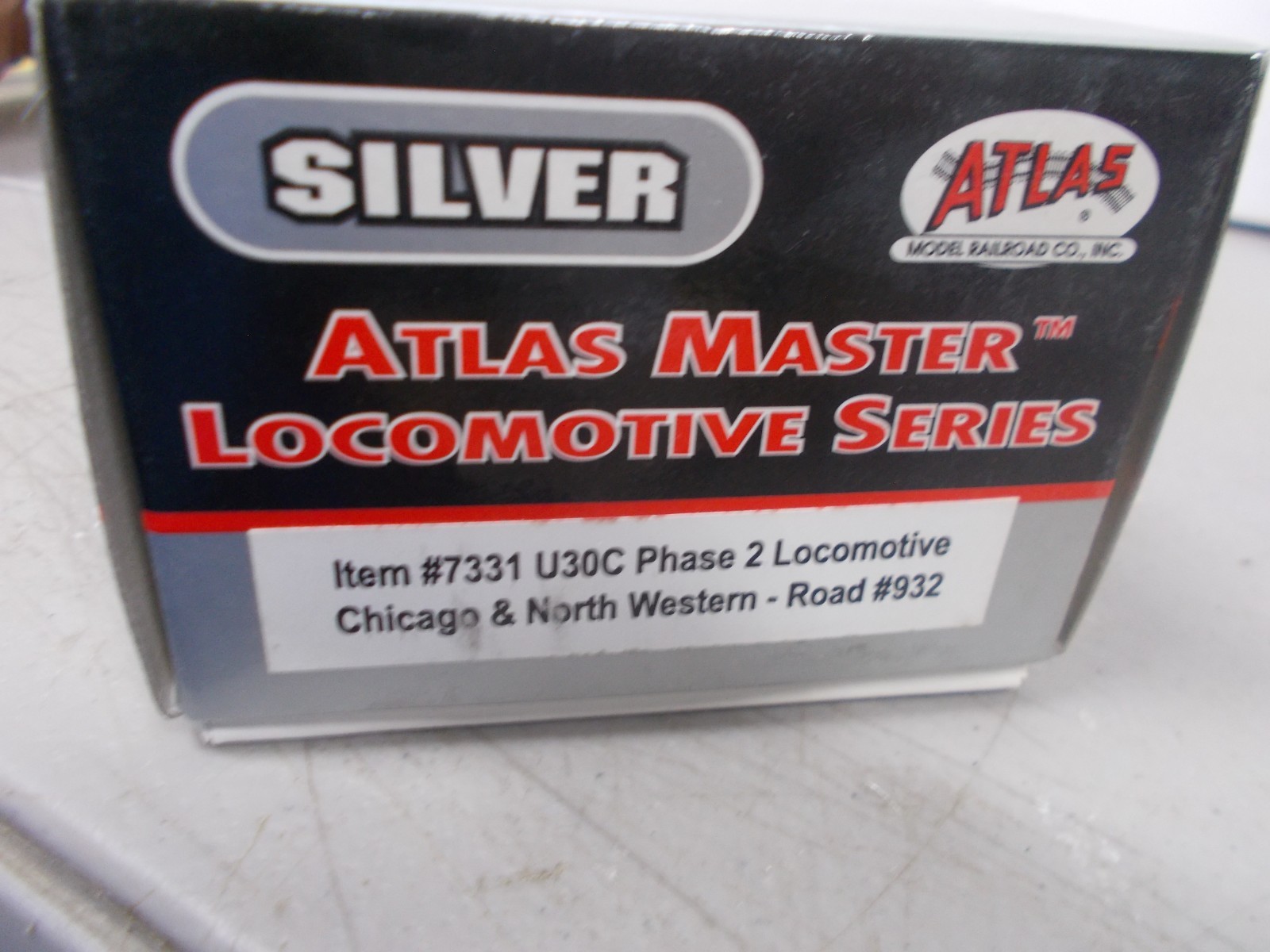 ATLAS MASTER # 7331 ~ C & NW U30C LOCOMOTIVE # 932~ WITH DCC PLUG ~HO SCALE