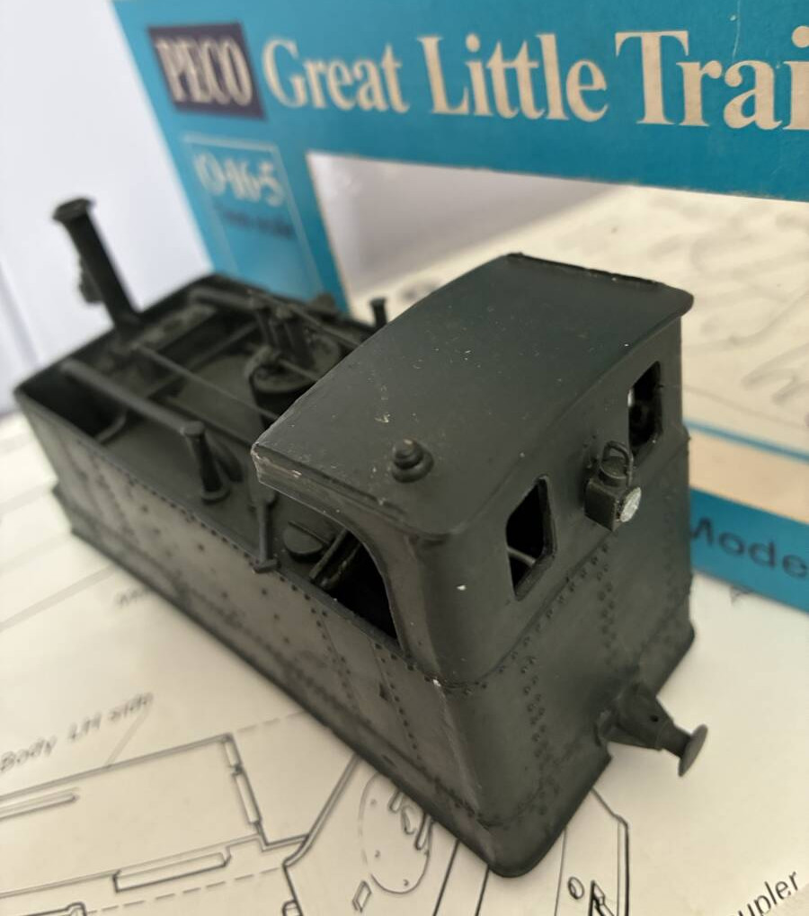 PECO O-16.5 7mm Glyn Valley Tramway Beyer Peacock Tram Loco Built Rovex Chassis