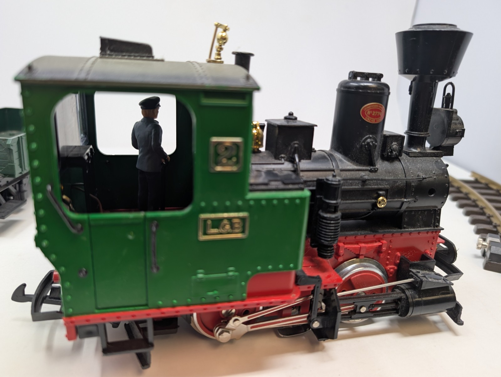 LGB G Scale 2020 Vintage Locomotive Engine 2774 #2 PLUS 5 ADD’L CARS
