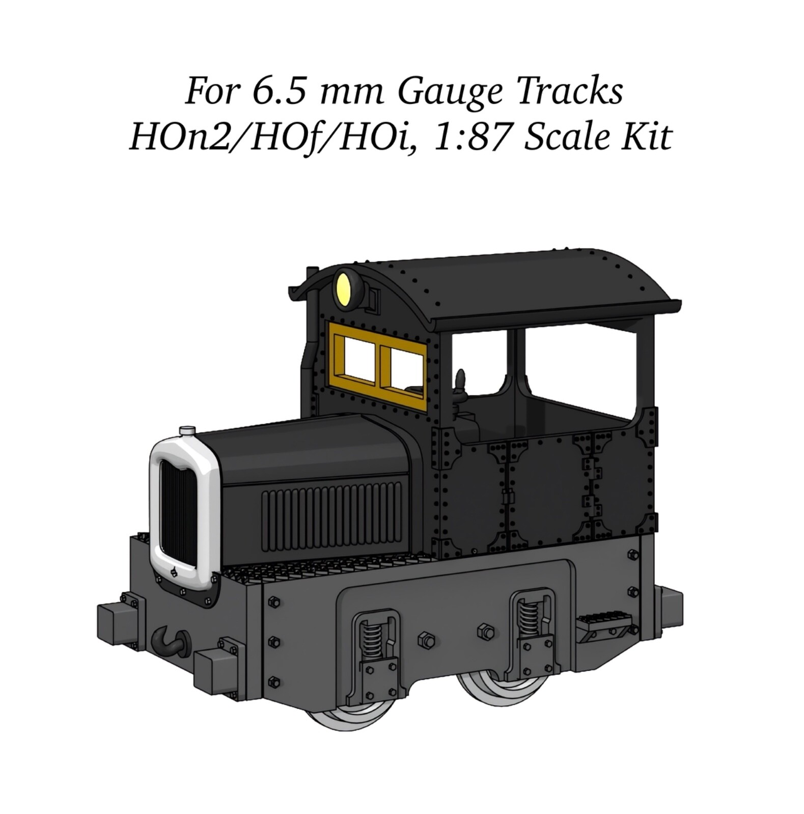 HOn2/H0f/H0i Comet Diesel Locomotive Ford of Ashio Kit Copper Mine Narrow Gauge