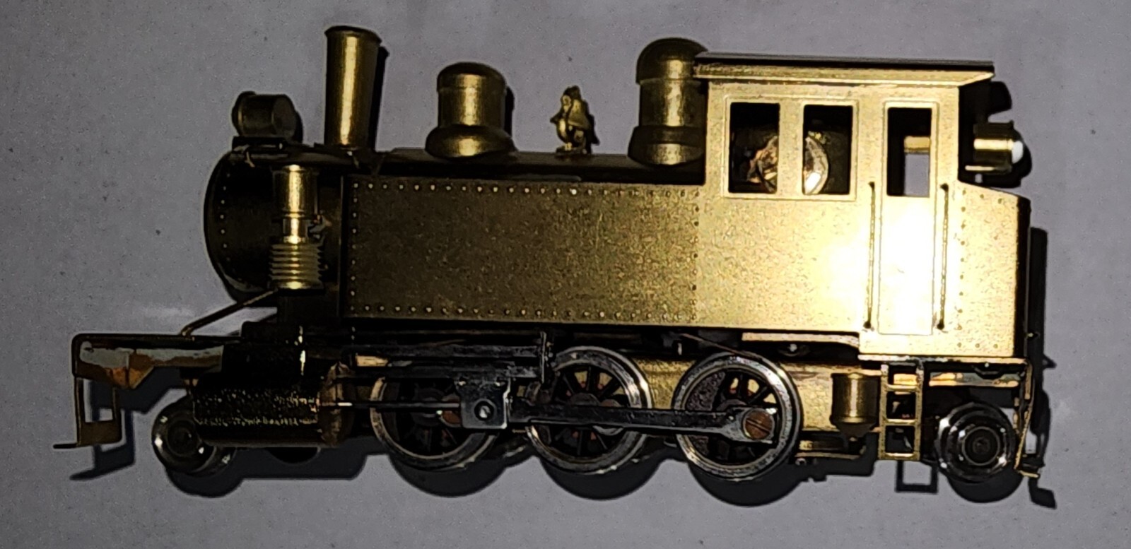 SIDE TANK LOCOMOTIVE 2-6-2 HO KEN KIDDER BRASS VINTAGE NEW