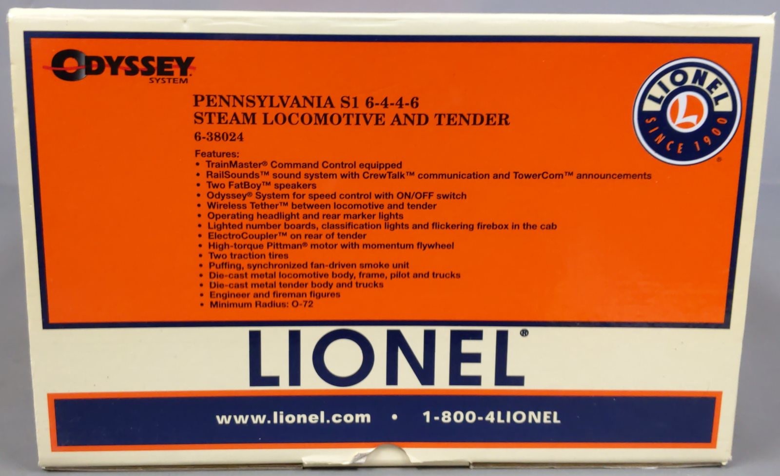 Lionel 6-11147 Pennsylvania M1b 4-8-2 Steam Loco & Tender #6750 with LEGACY LN
