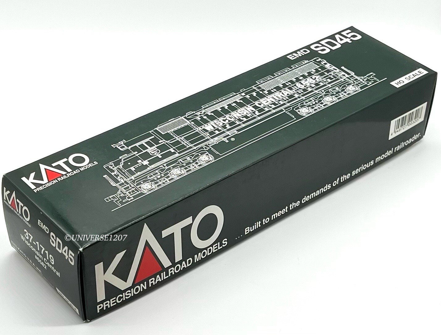 HO Kato 37-1719 EMD SD45 Wisconsin Central #6852 Diesel Engine Locomotive NIB H0