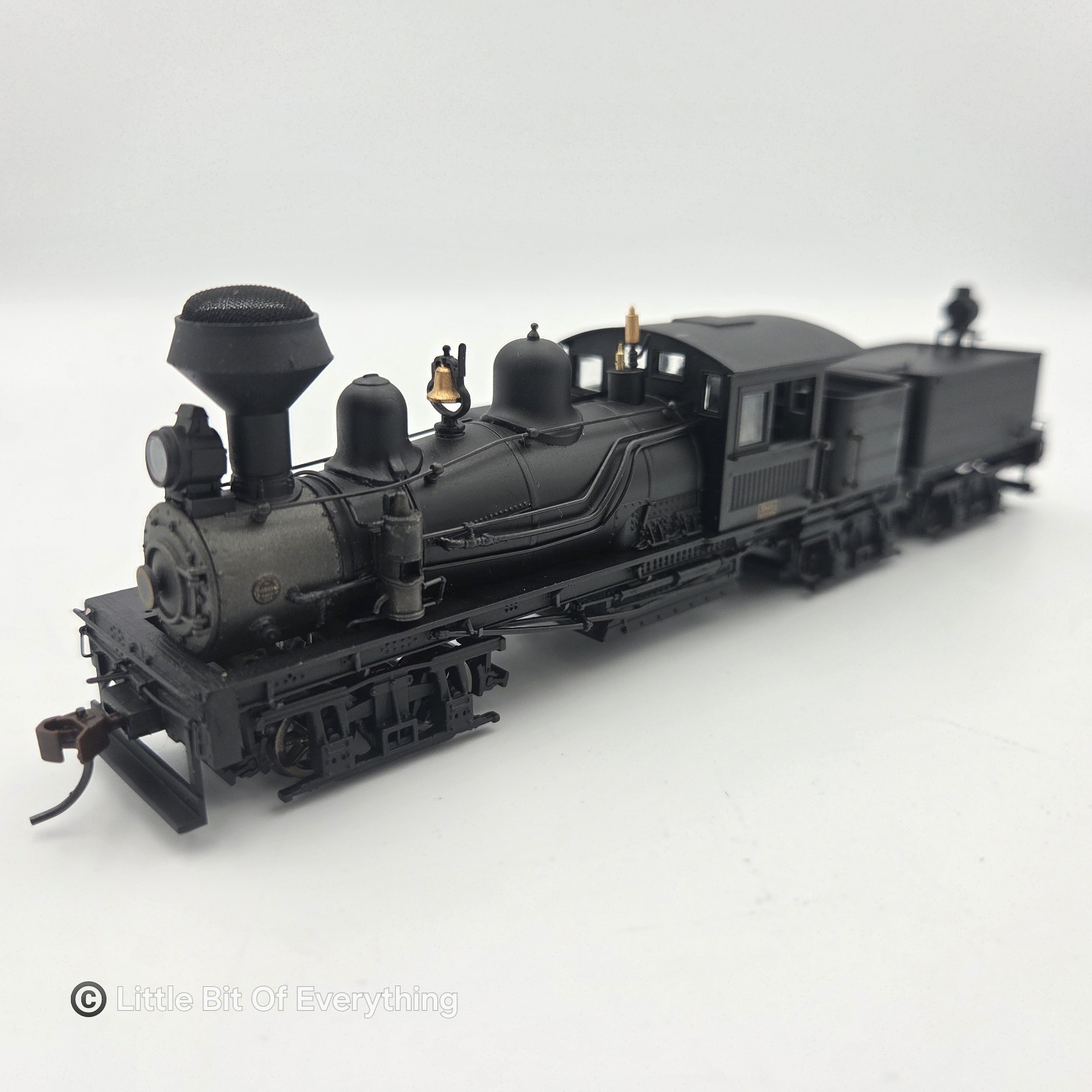 Bachmann Spectrum 80-Ton Three Truck Shay Locomotive Unlettered (Wood Cab) 81901