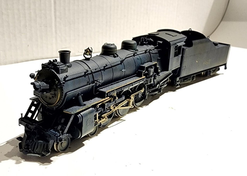 Westside Model Company HO J-1 Pacific 4-6-2 Locomotive Wabas #667