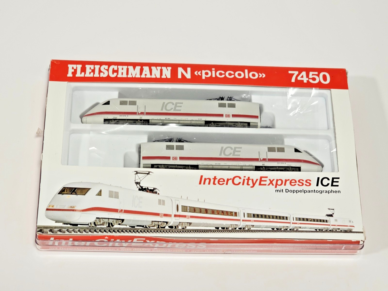 N SCALE FLEISCHMANN PICCOLO 7450 INTERCITY EXPRESS ICE TESTED WITH VIDEO