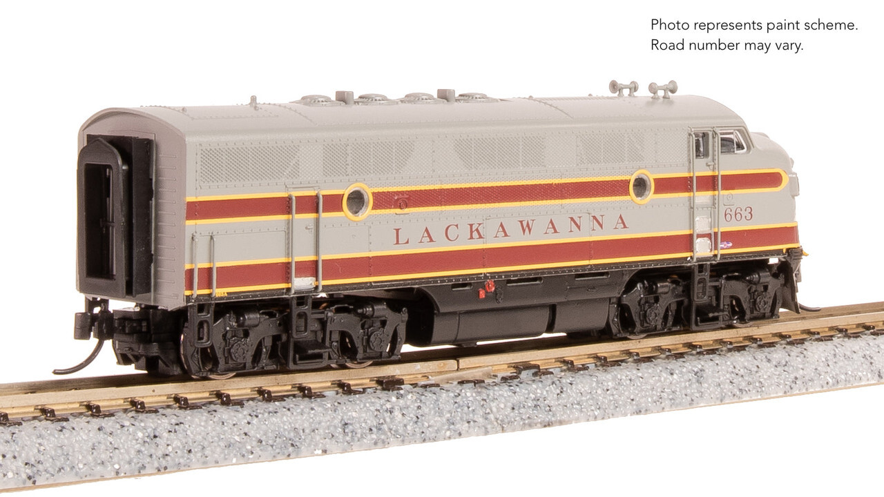 Broadway Limited 9208 N Scale F3 A-Unit DLW #664 DCC Sound Paragon4 Diesel New