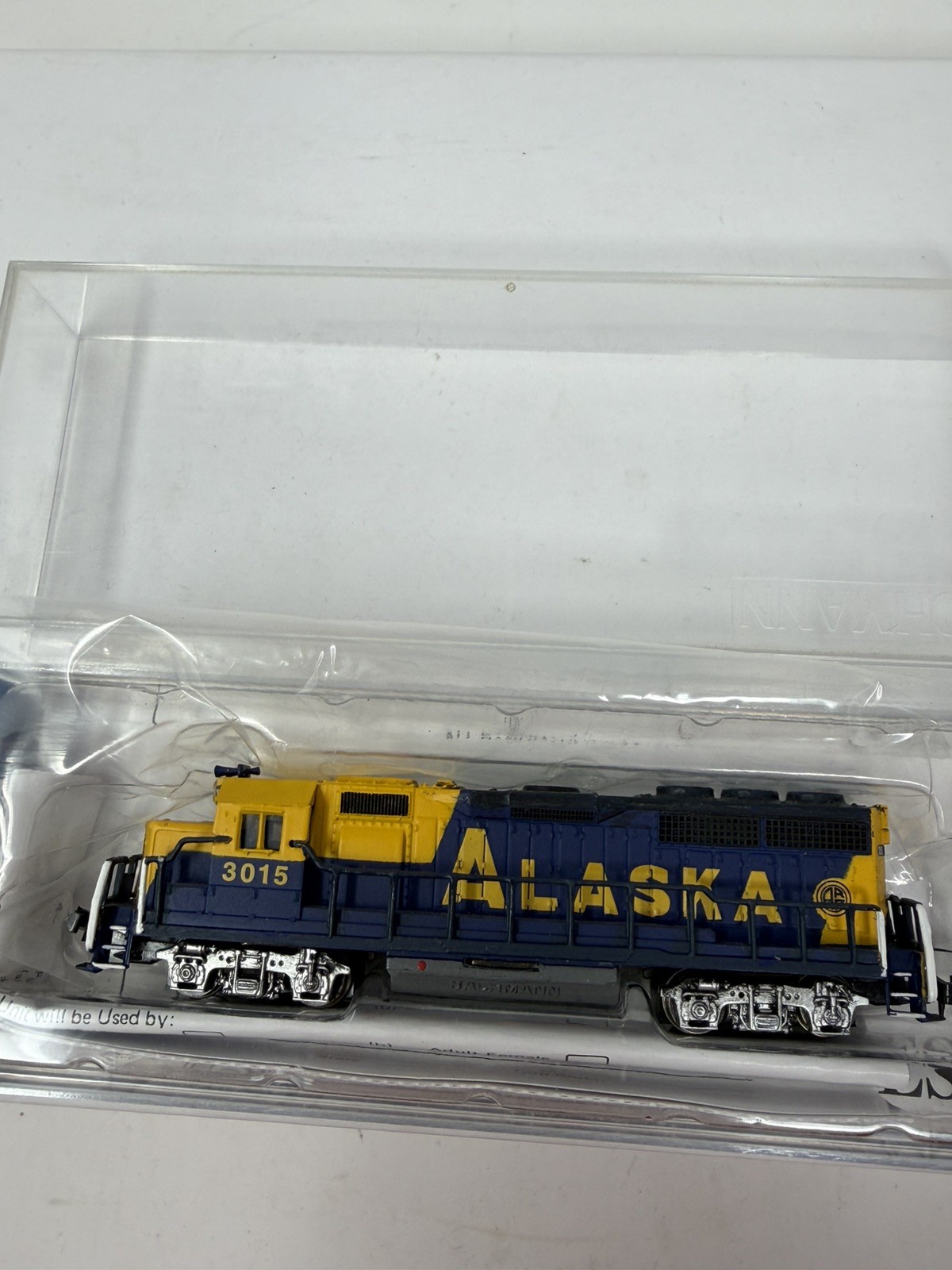 Bachmann 63598 N Alaska Powered Diesel Locomotive #3015/Box
