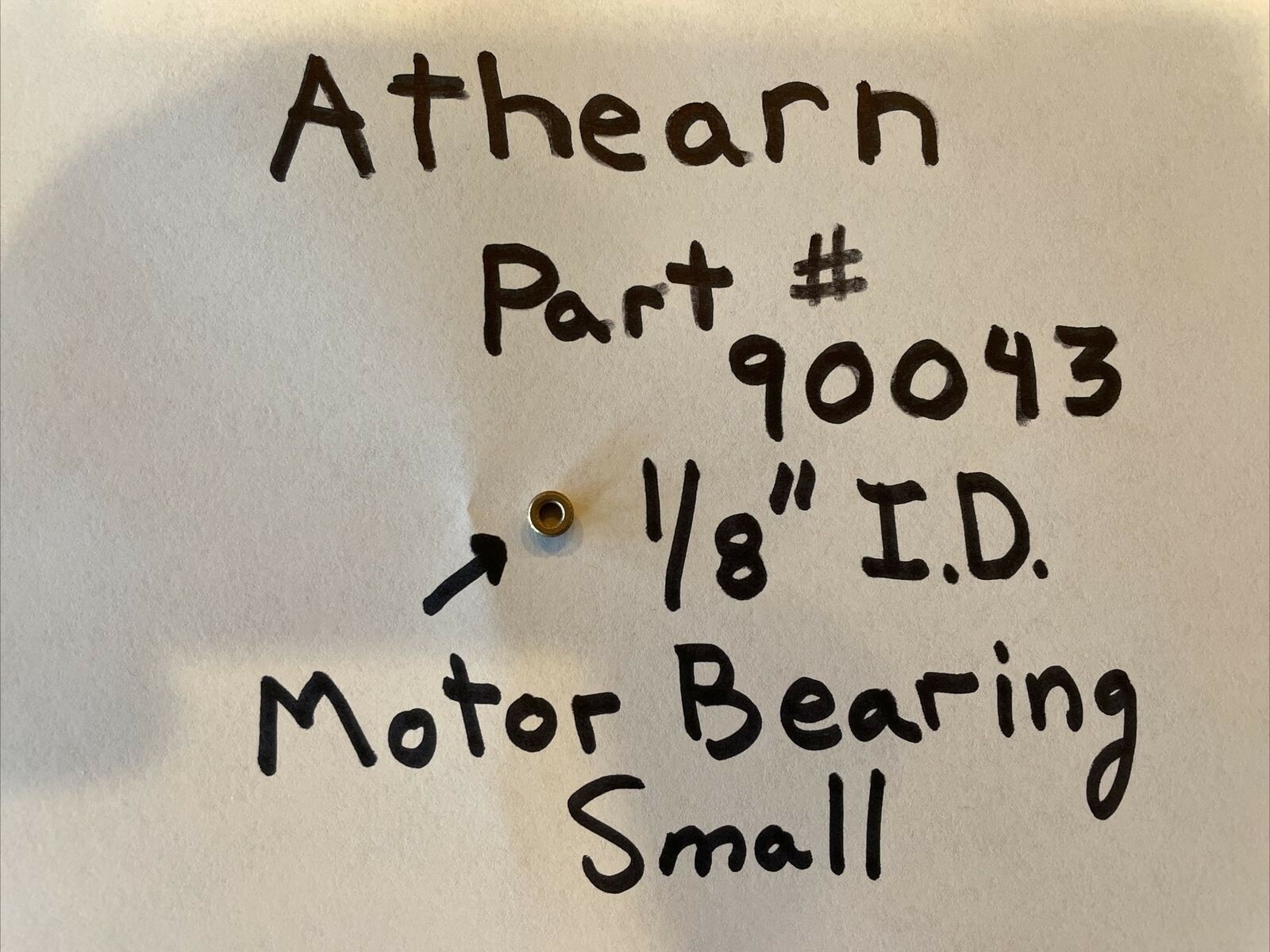 Athearn HO Loco Part #90043 Motor Bearing Small 1/8″ Inside Diameter – NEW OEM!
