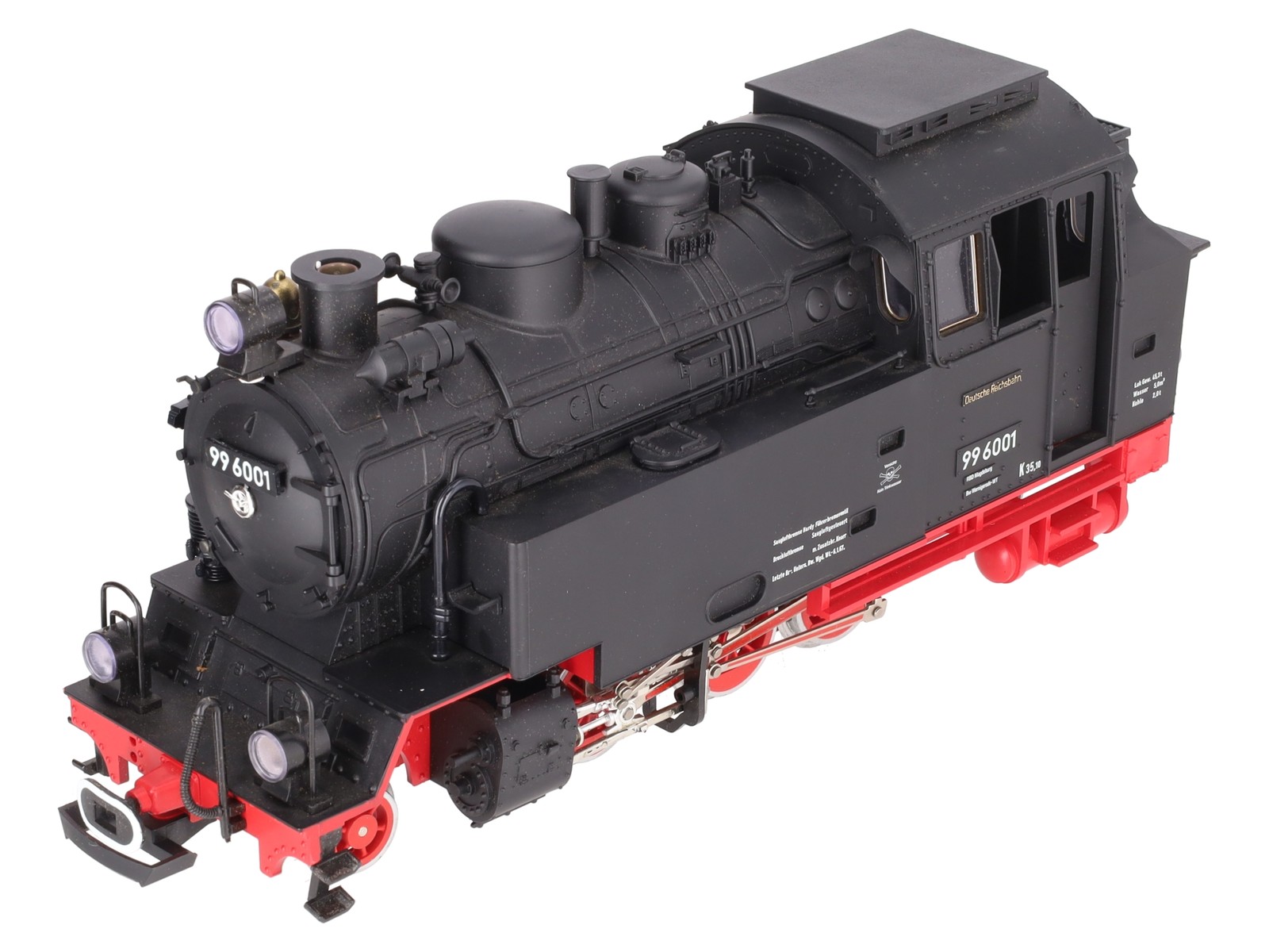 LGB 2080S G Scale 2-6-2 Powered Tank Steam Locomotive w/Sound #99 6001 EX/Box