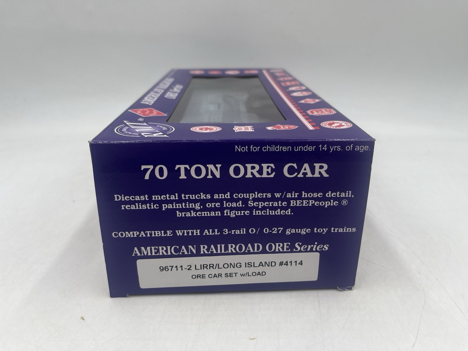 O Gauge American Railroad Legends 96711-2 Long Island Ore Car With Load 4114