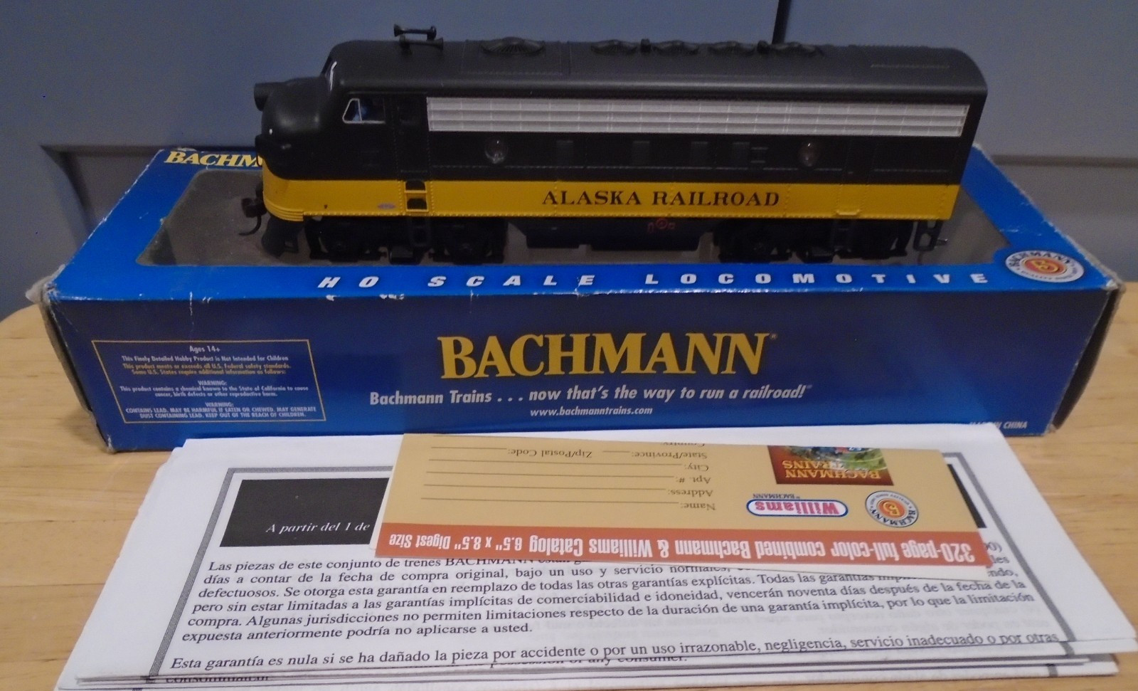 Bachmann #63710 HO Scale ALASKA RAILROAD F7A Locomotive DCC Ready NEW IN BOX