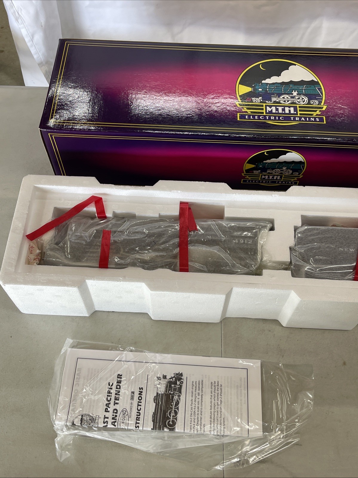 EARLY 1994 MTH 20-3007-1 New York Central 4912 4-6-2 Pacific Steam Engine PrtoS1