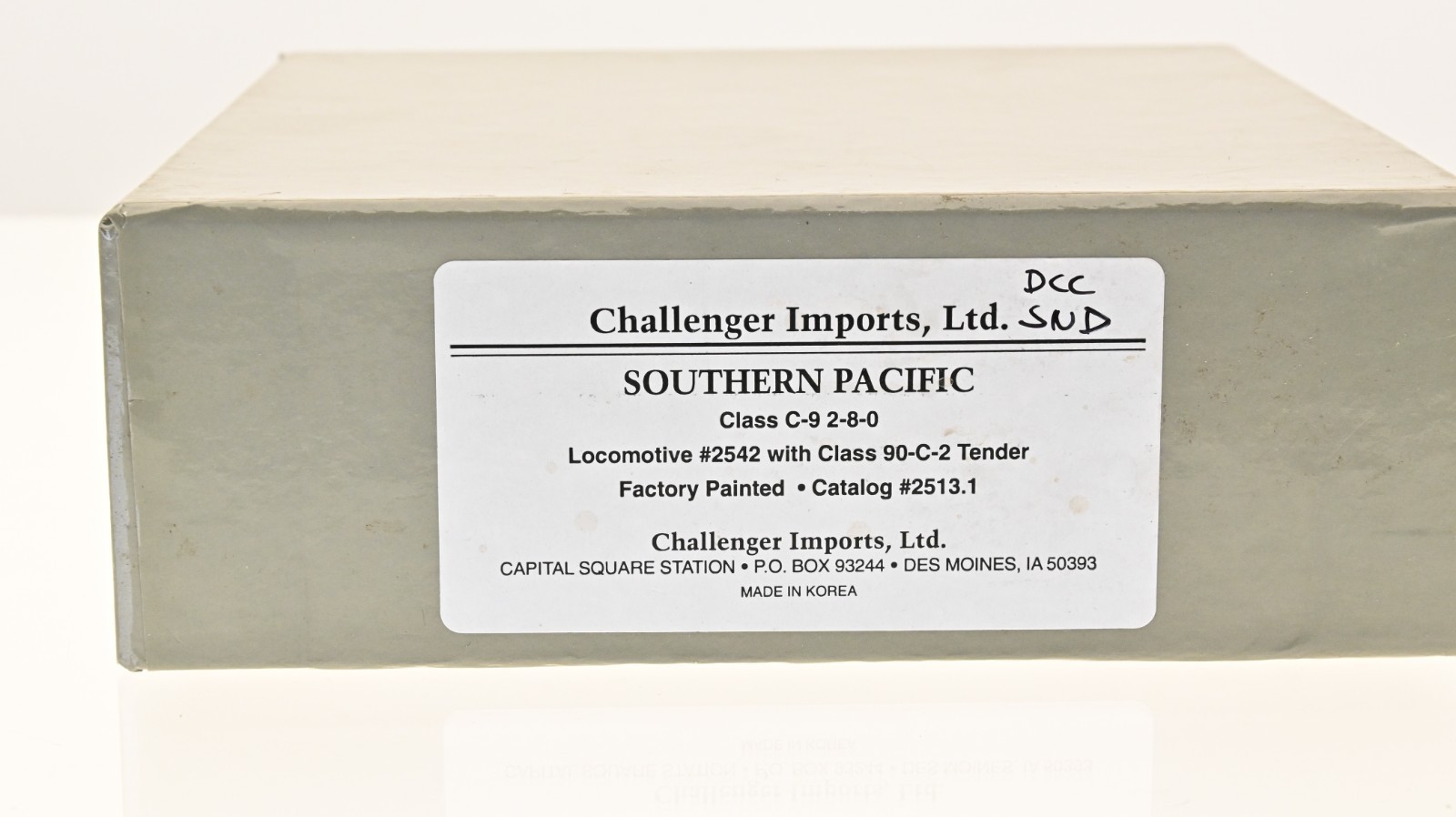 Challenger Imports Brass 2-8-0 Class C9 Southern Pacific 2542 DCC w/Sound HO
