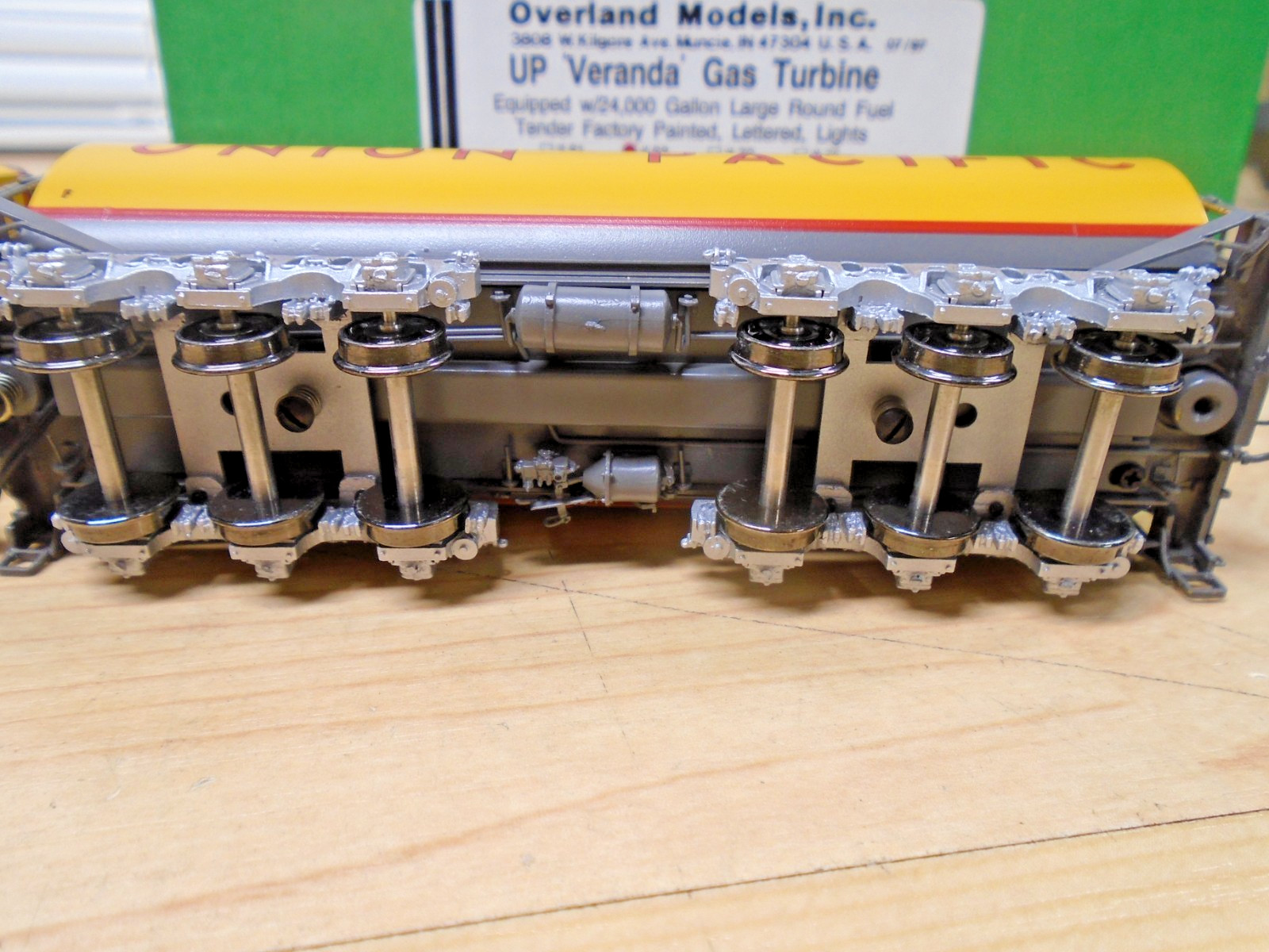 Overland BRASS HO Union Pacific Veranda Gas Turbine Loco & Fuel Tender Runs MIB