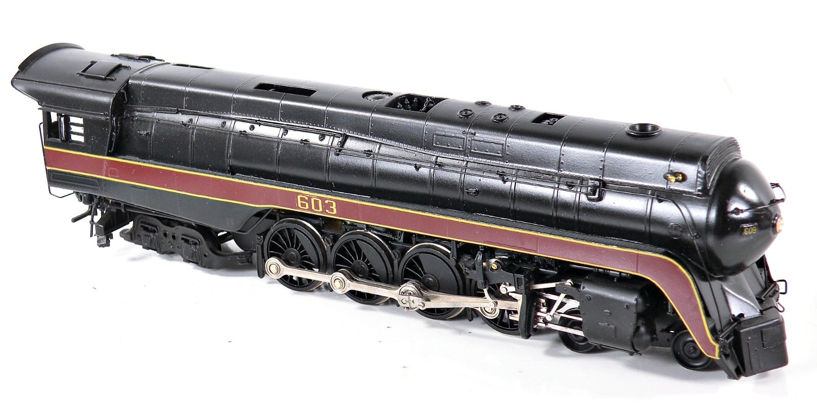 Sunset Models Brass HO Norfolk & Western 4-8-4 J-Class Loco Painted