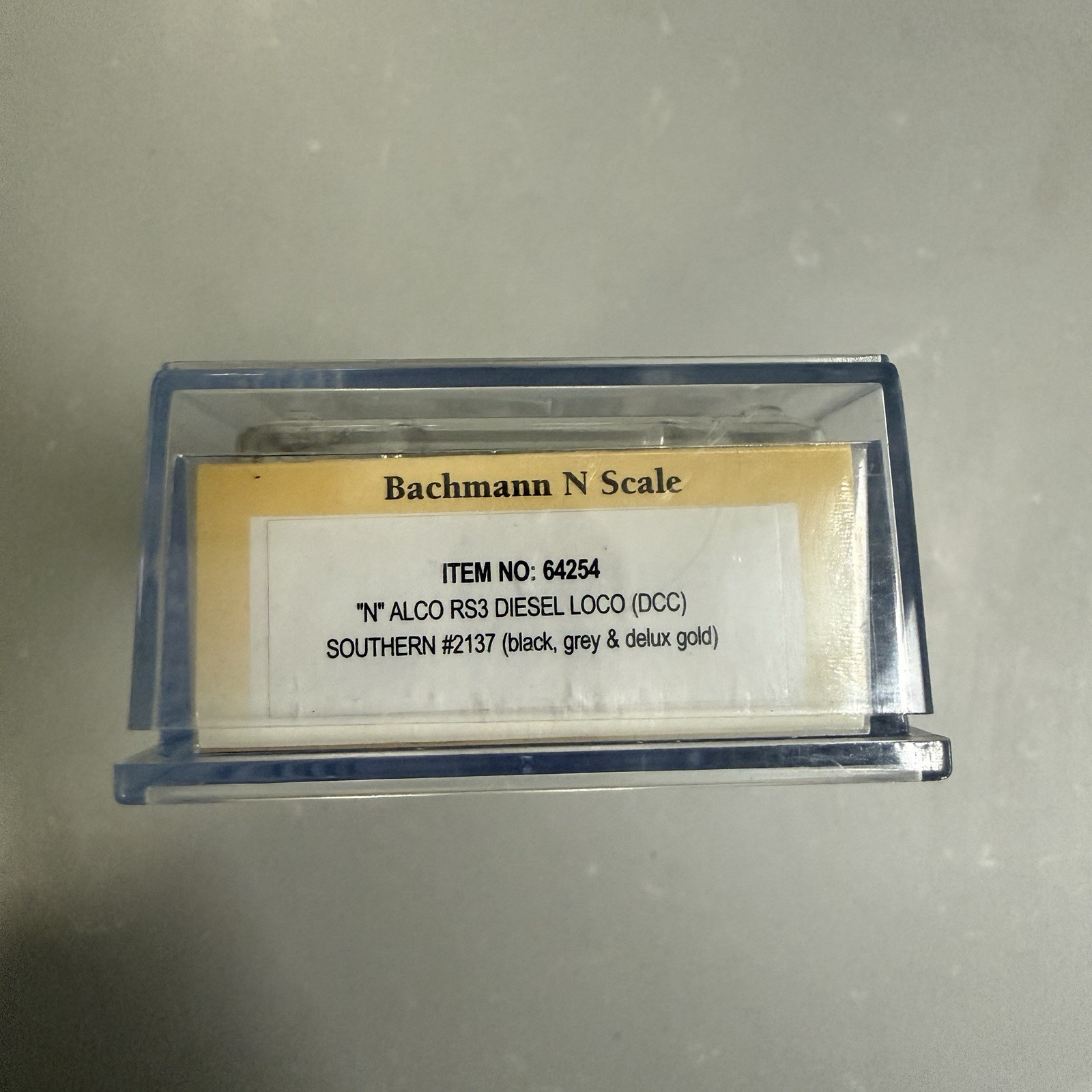 N Scale Bachmann 64254 ALCO RS3 Diesel Locomotive Southern NOT WORKING