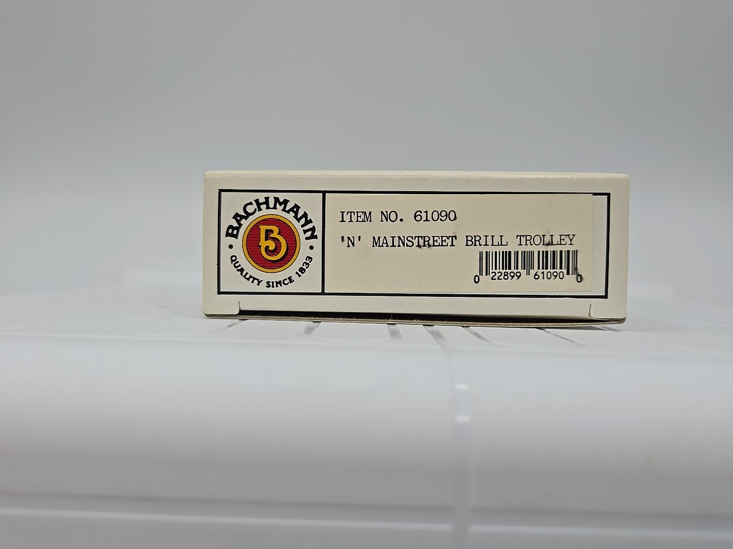 Bachman, N scale, #61090, MainStreet Brill Trolley, New In Box, Untested